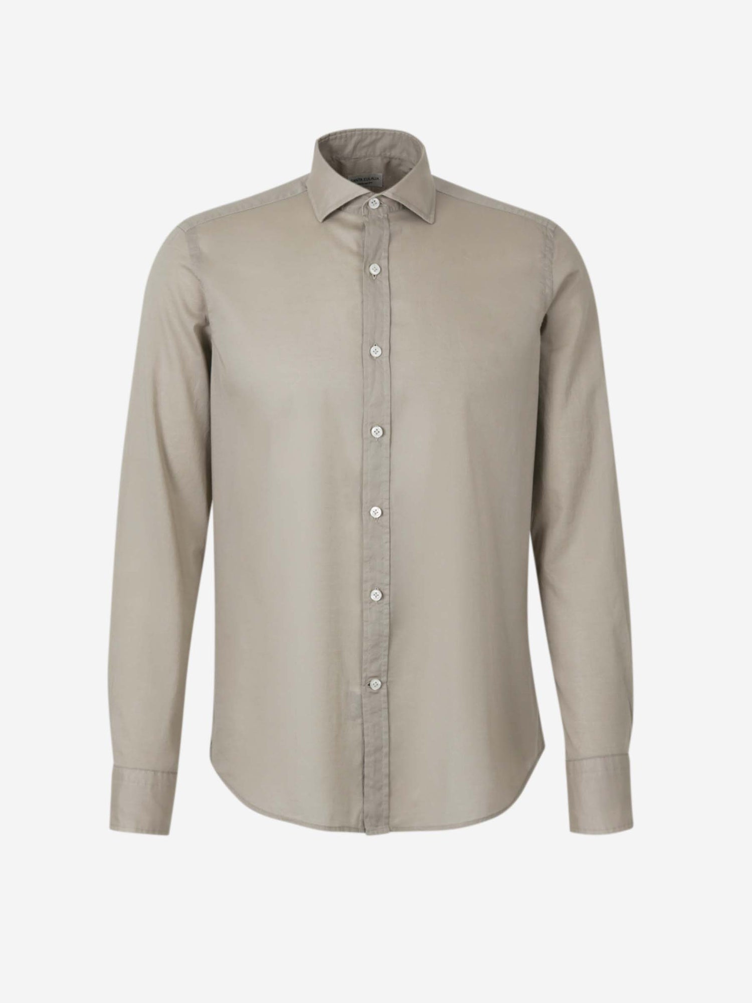 Santa Eulalia Hombre Barcelona Camisa Lisa Algodón color Taupe sku 531-006426 03 - Foto 1