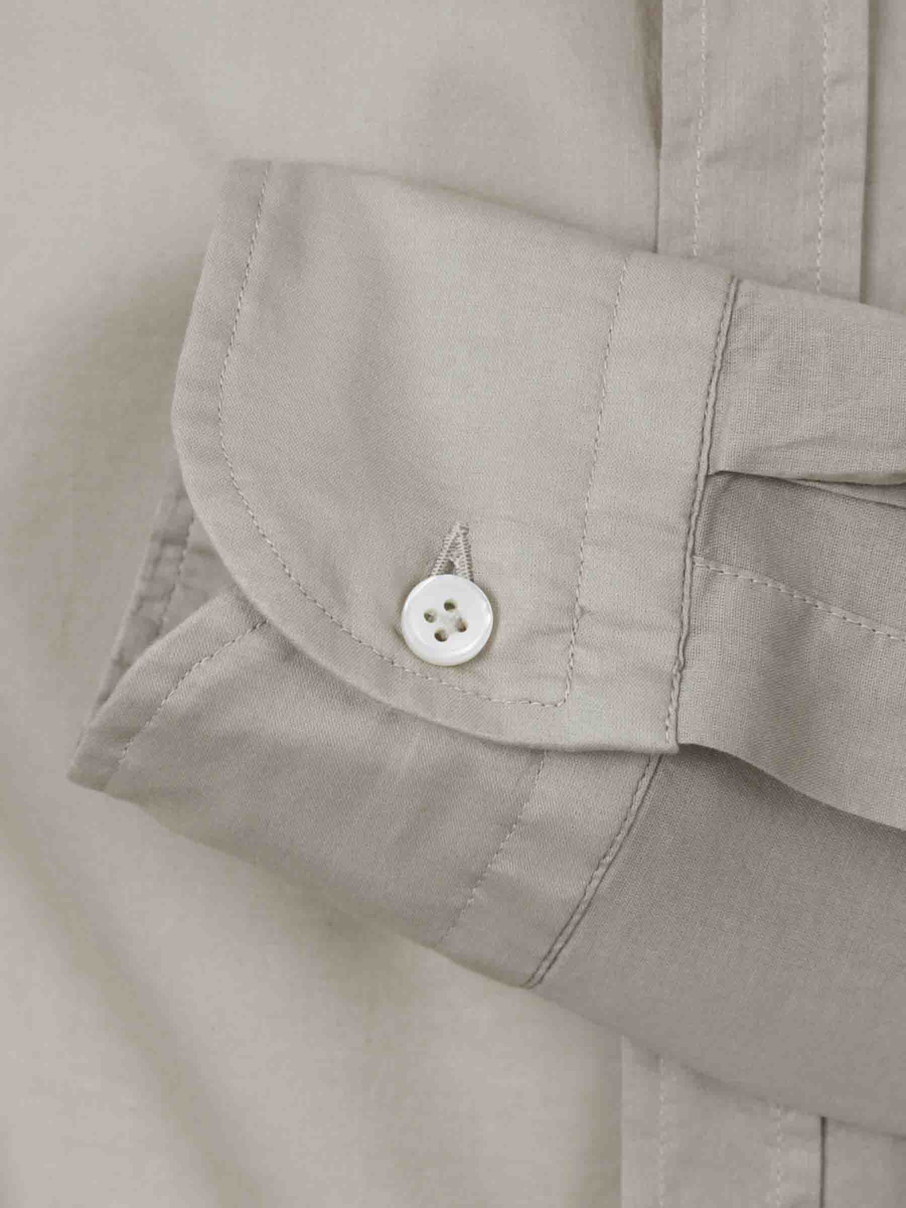Santa Eulalia Hombre Barcelona Camisa Lisa Algodón color Taupe sku 531-006426 03 - Foto 4
