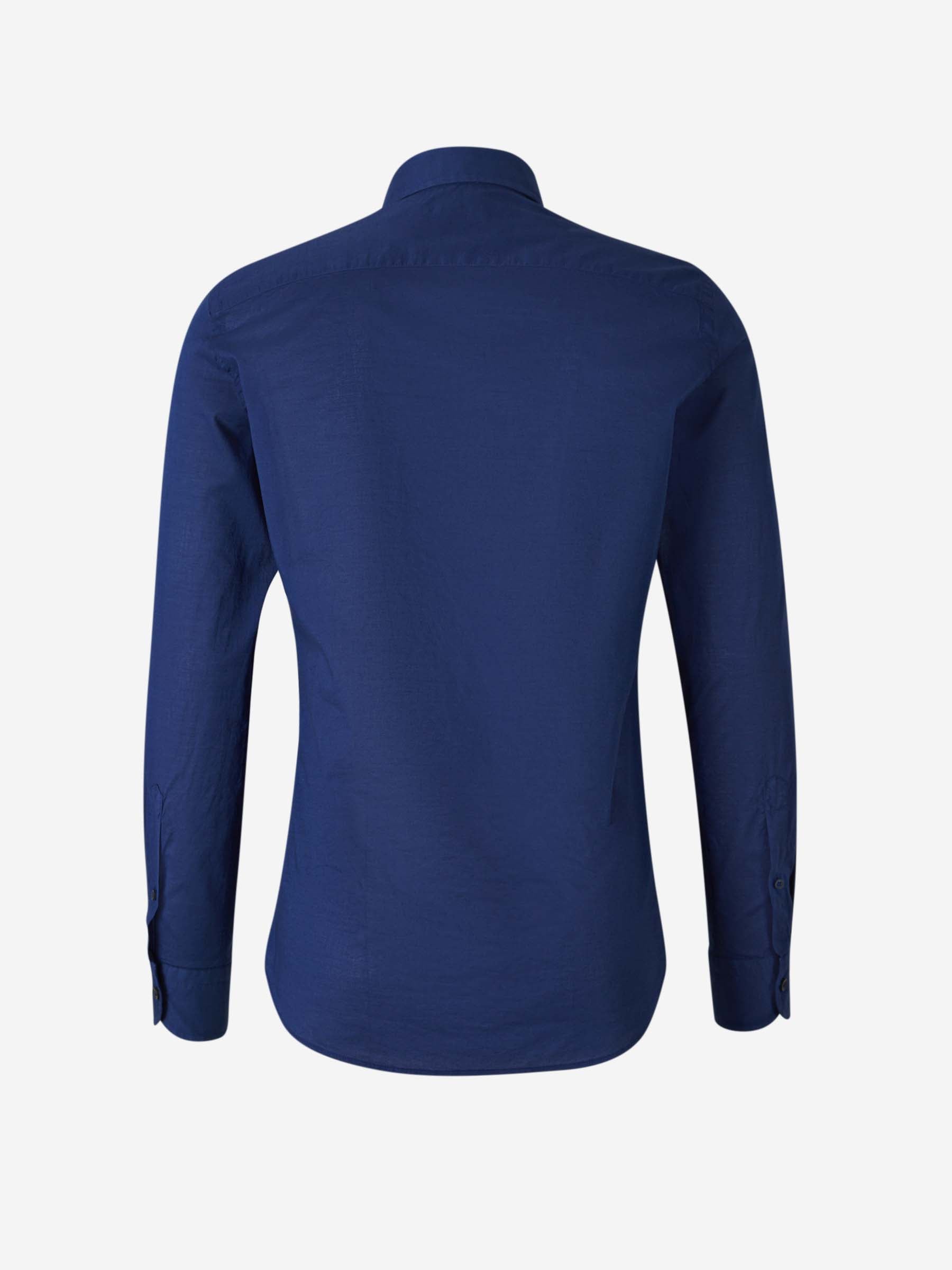 Outlet online Santa Eulalia Hombre Camisa Lisa Algodón color Azul Cobalto sku 531-006426 04 - Foto 2