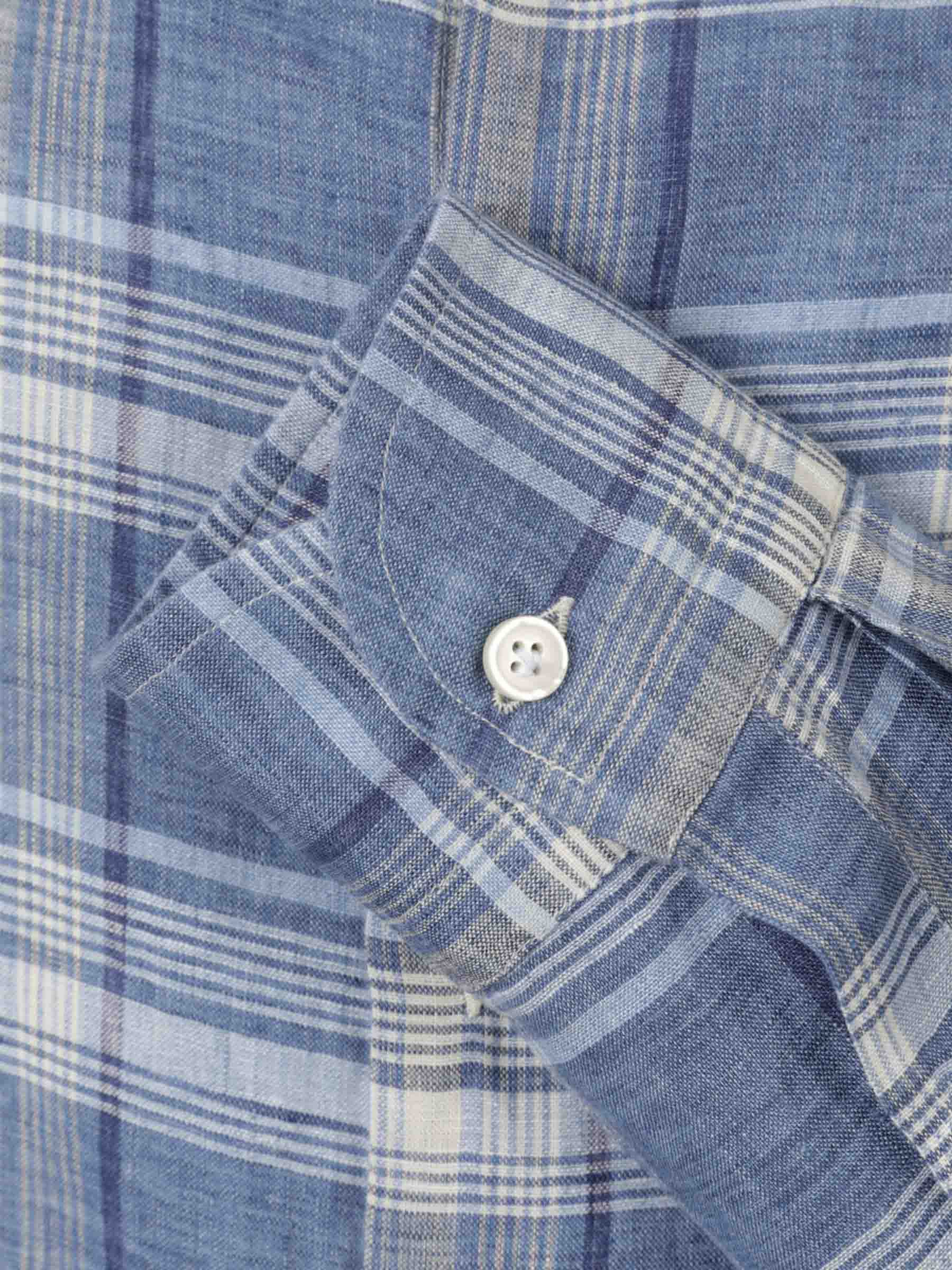 Santa Eulalia Hombre Barcelona Camisa Motivo Cuadros color Azul sku 531-006429 01 - Foto 4