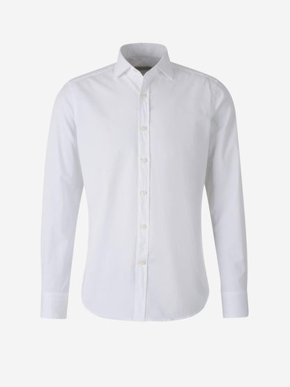 Santa Eulalia Hombre Barcelona Camisa Lisa Algodón color Blanco sku 531-006433 01 - Foto 1