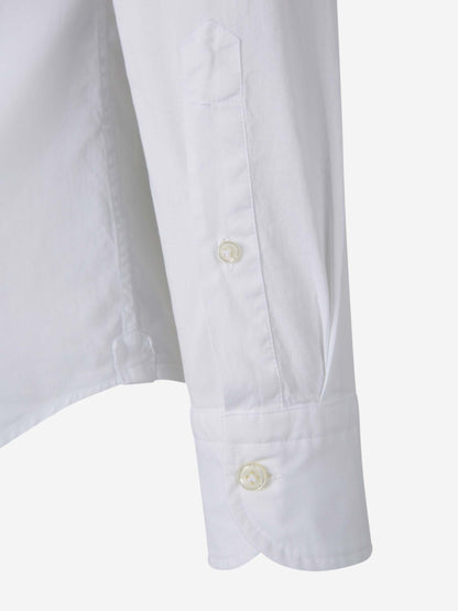 Santa Eulalia Hombre Barcelona Camisa Lisa Algodón color Blanco sku 531-006433 01 - Foto 4