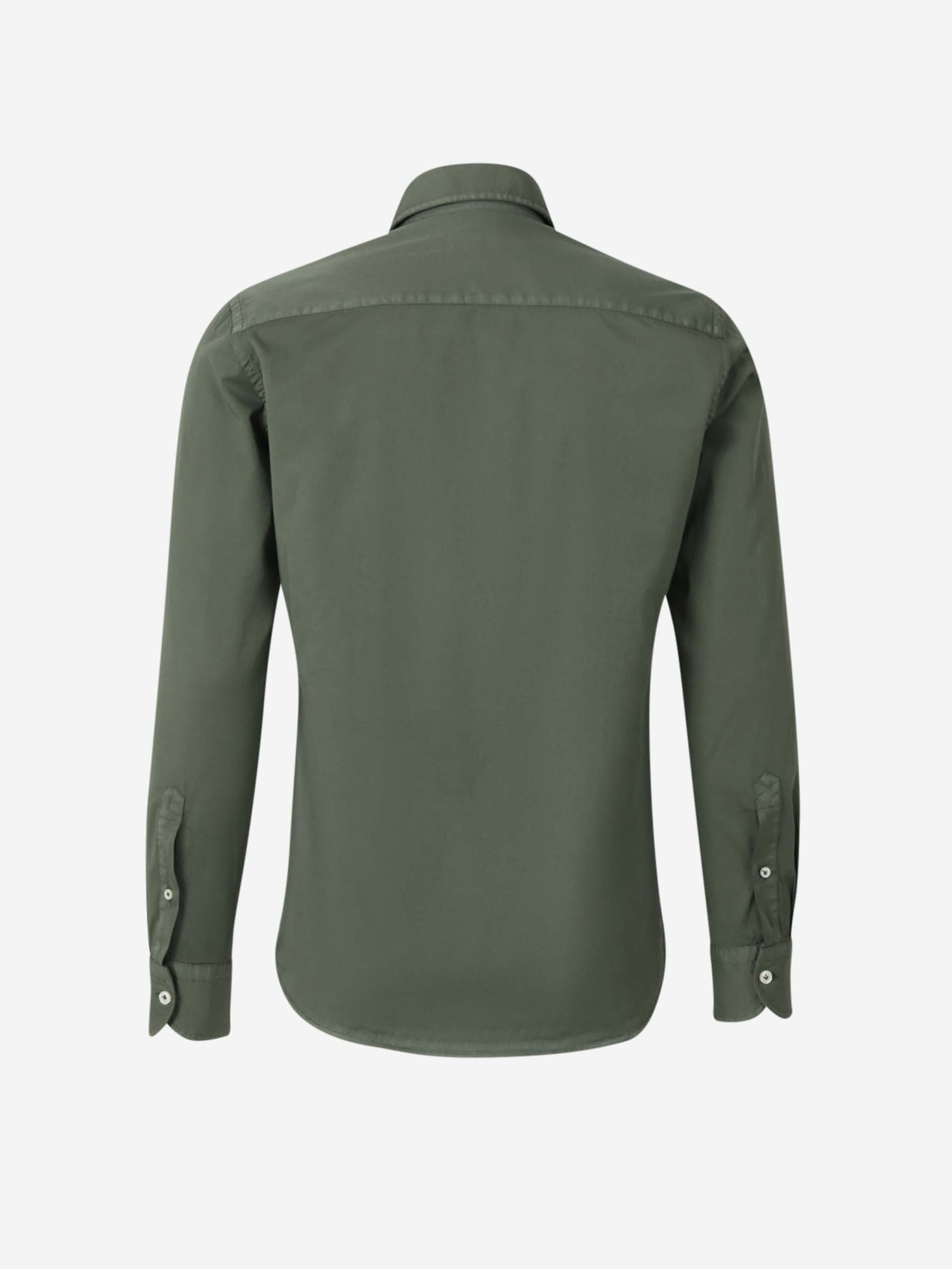 Outlet online Santa Eulalia Hombre Camisa Lisa Algodón color Verde Oscuro sku 531-006433 02 - Foto 2