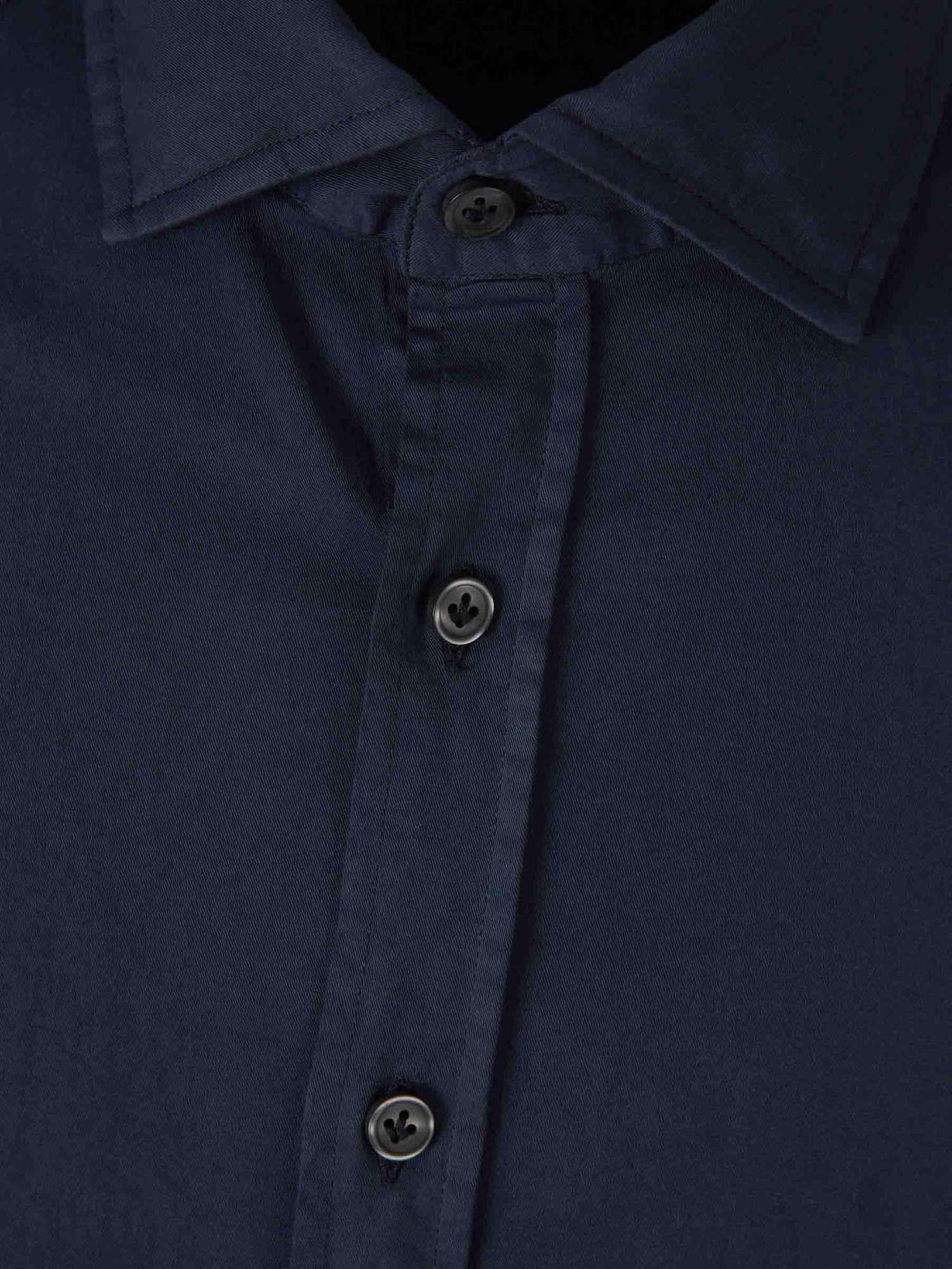 Outlet online Santa Eulalia Hombre Camisa Lisa Algodón color Azul Marino sku 531-006433 03 - Foto 3