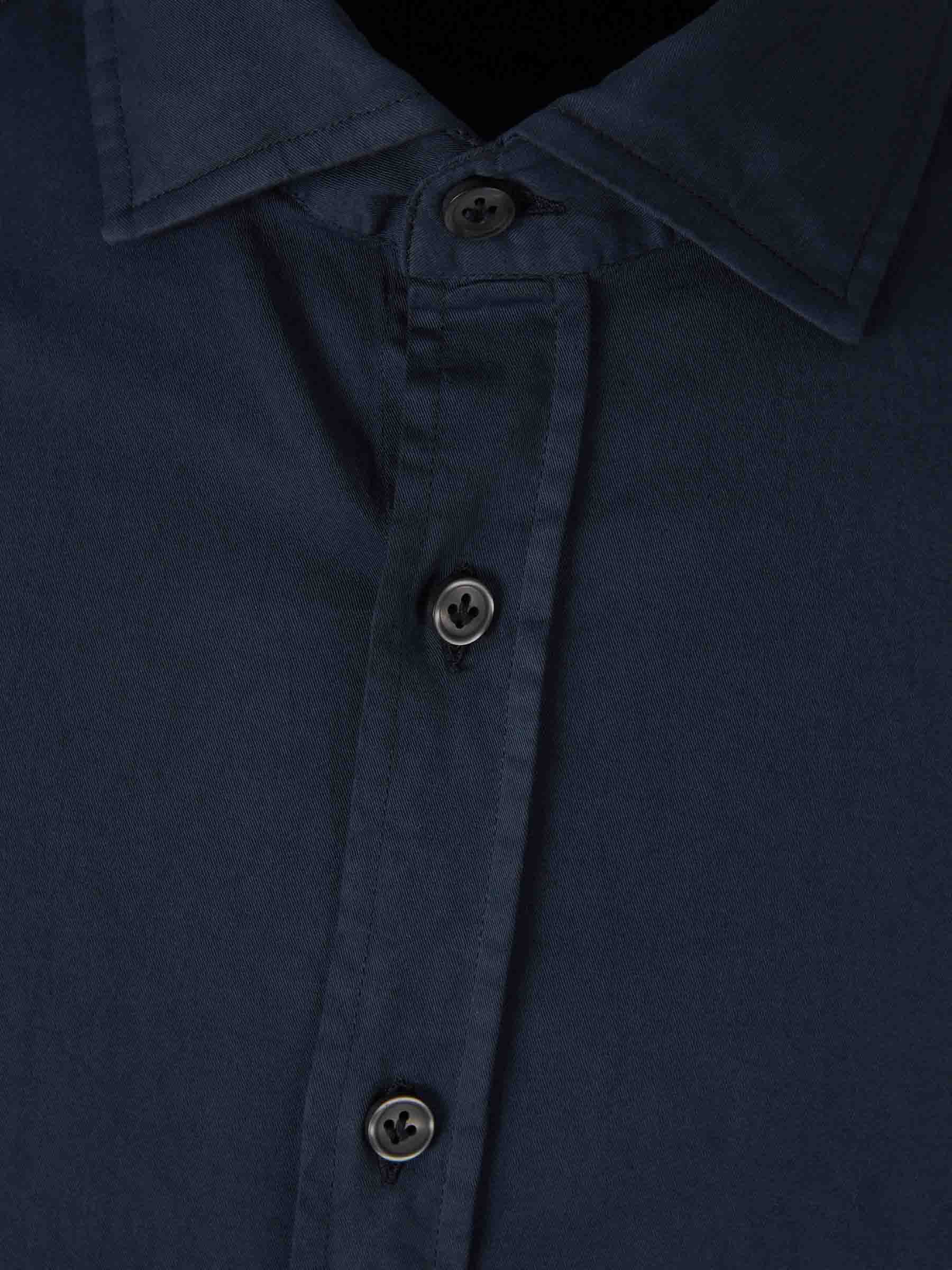 Outlet online Santa Eulalia Hombre Camisa Lisa Algodón color Azul Marino sku 531-006433 03 - Foto 3