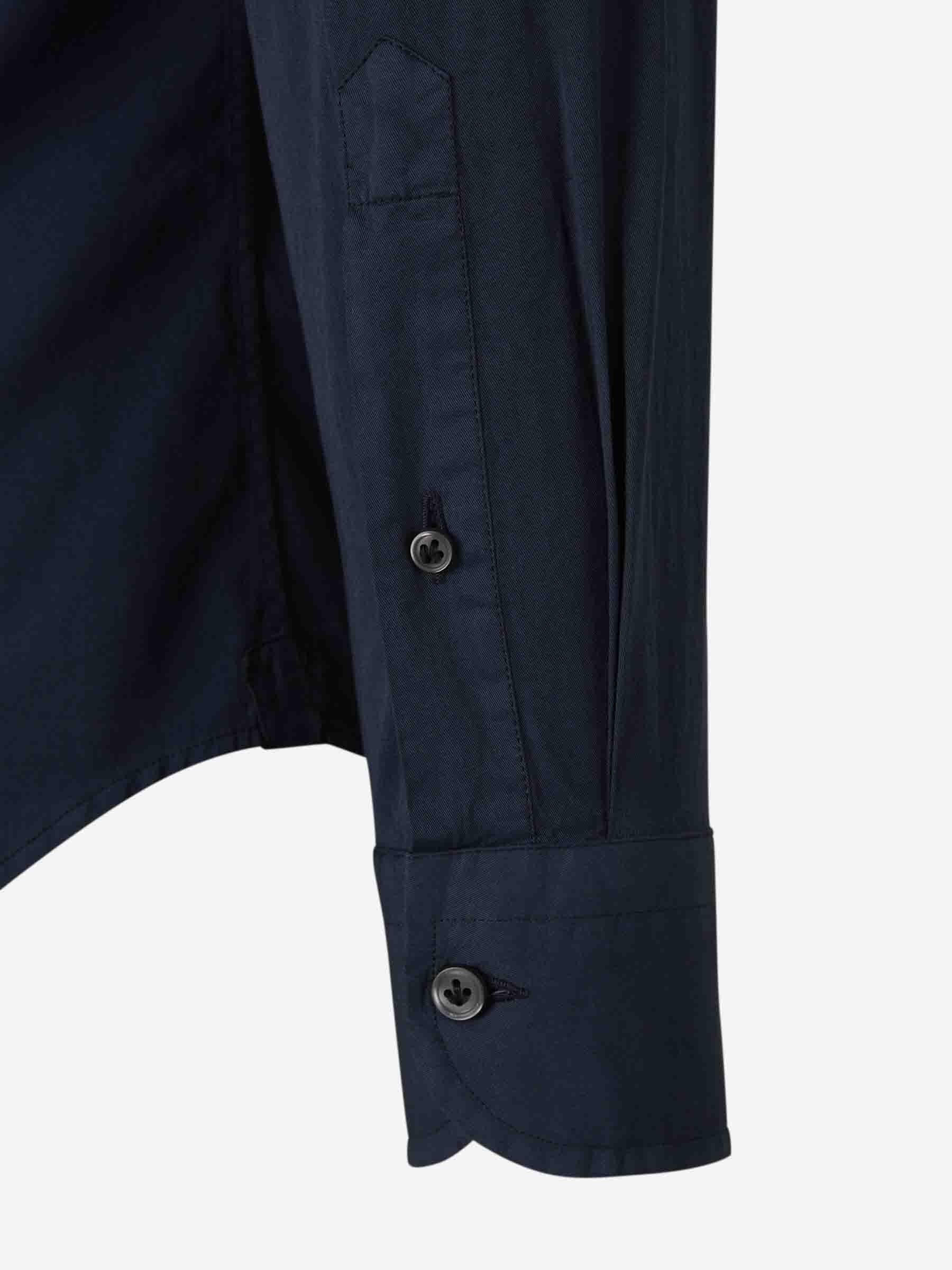 Outlet online Santa Eulalia Hombre Camisa Lisa Algodón color Azul Marino sku 531-006433 03 - Foto 4