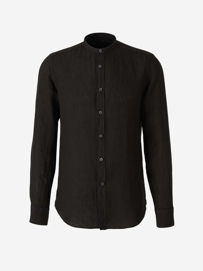 Outlet online Santa Eulalia Hombre Camisa Mao Lino color Negro sku 531-006434 01 - Foto 1