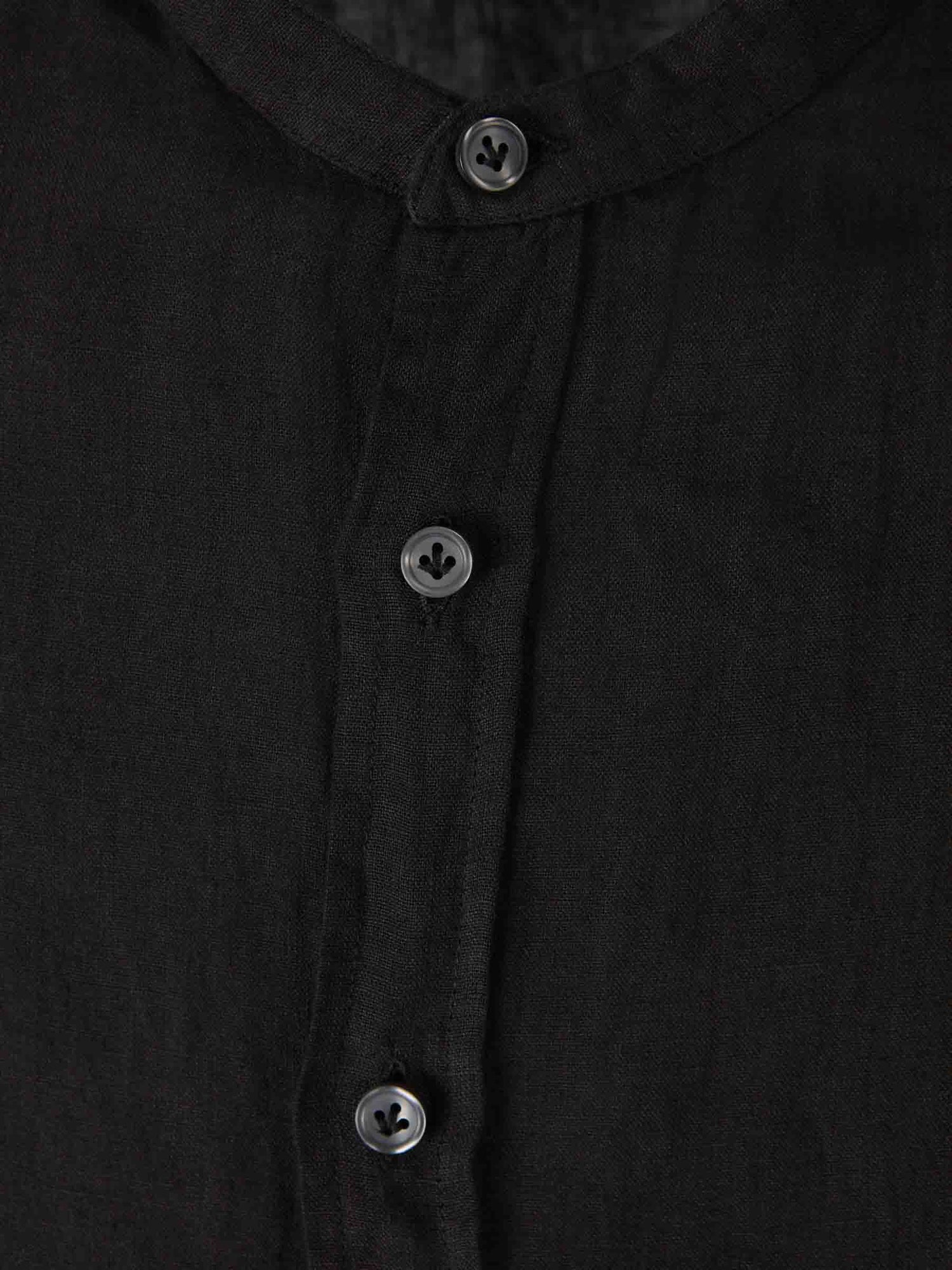 Outlet online Santa Eulalia Hombre Camisa Mao Lino color Negro sku 531-006434 01 - Foto 3