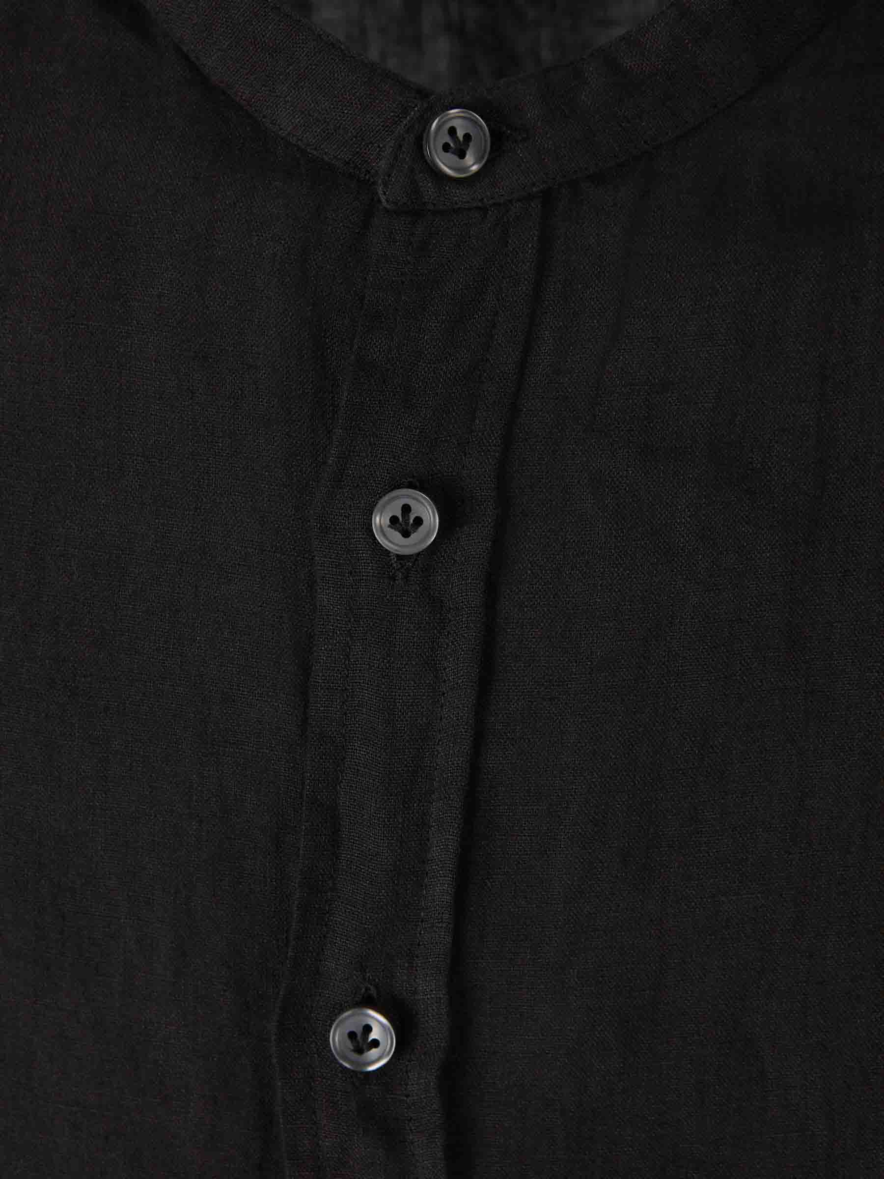 Outlet online Santa Eulalia Hombre Camisa Mao Lino color Negro sku 531-006434 01 - Foto 3