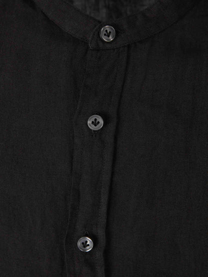 Outlet online Santa Eulalia Hombre Camisa Mao Lino color Negro sku 531-006434 01 - Foto 3