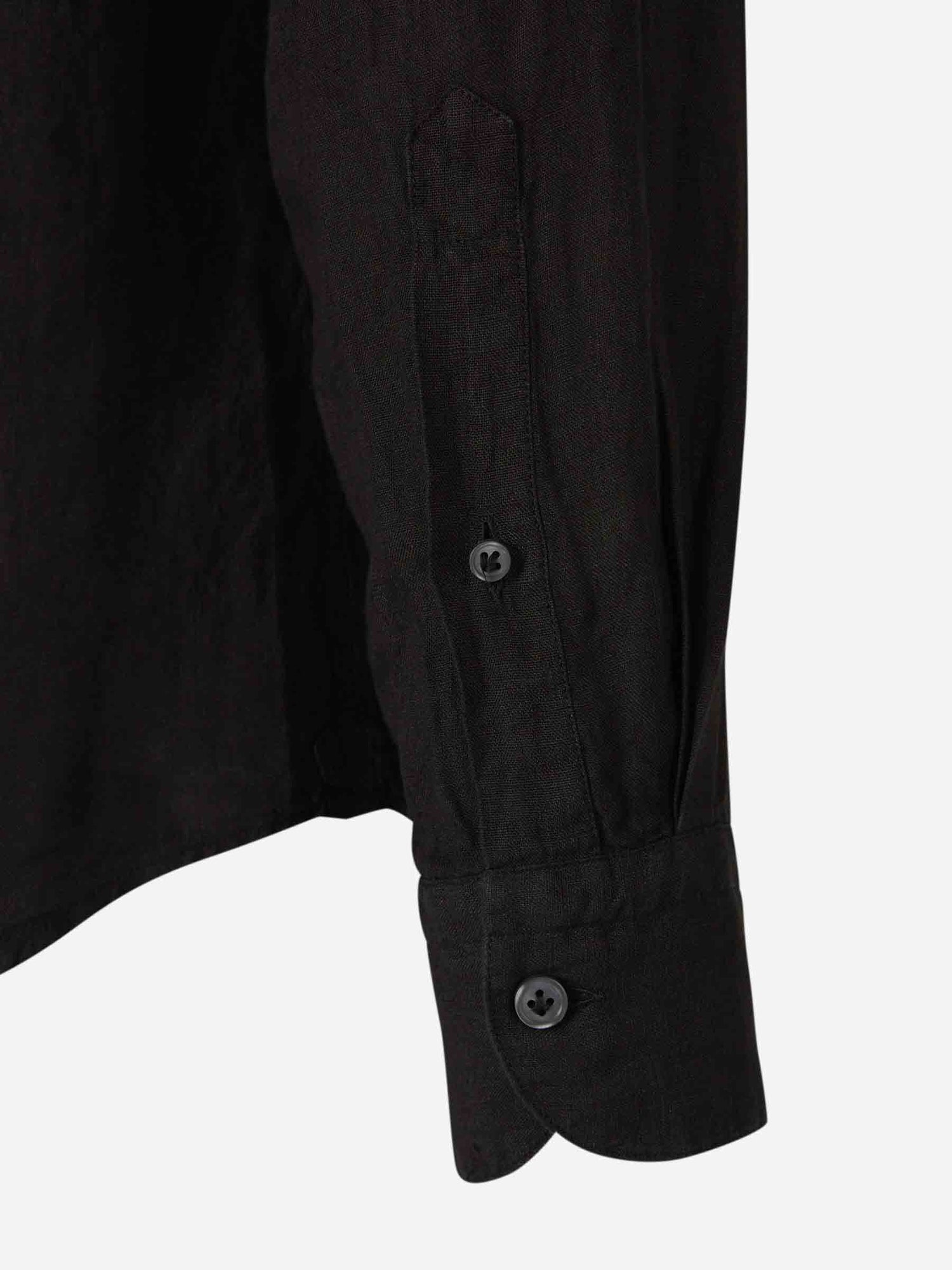 Outlet online Santa Eulalia Hombre Camisa Mao Lino color Negro sku 531-006434 01 - Foto 4