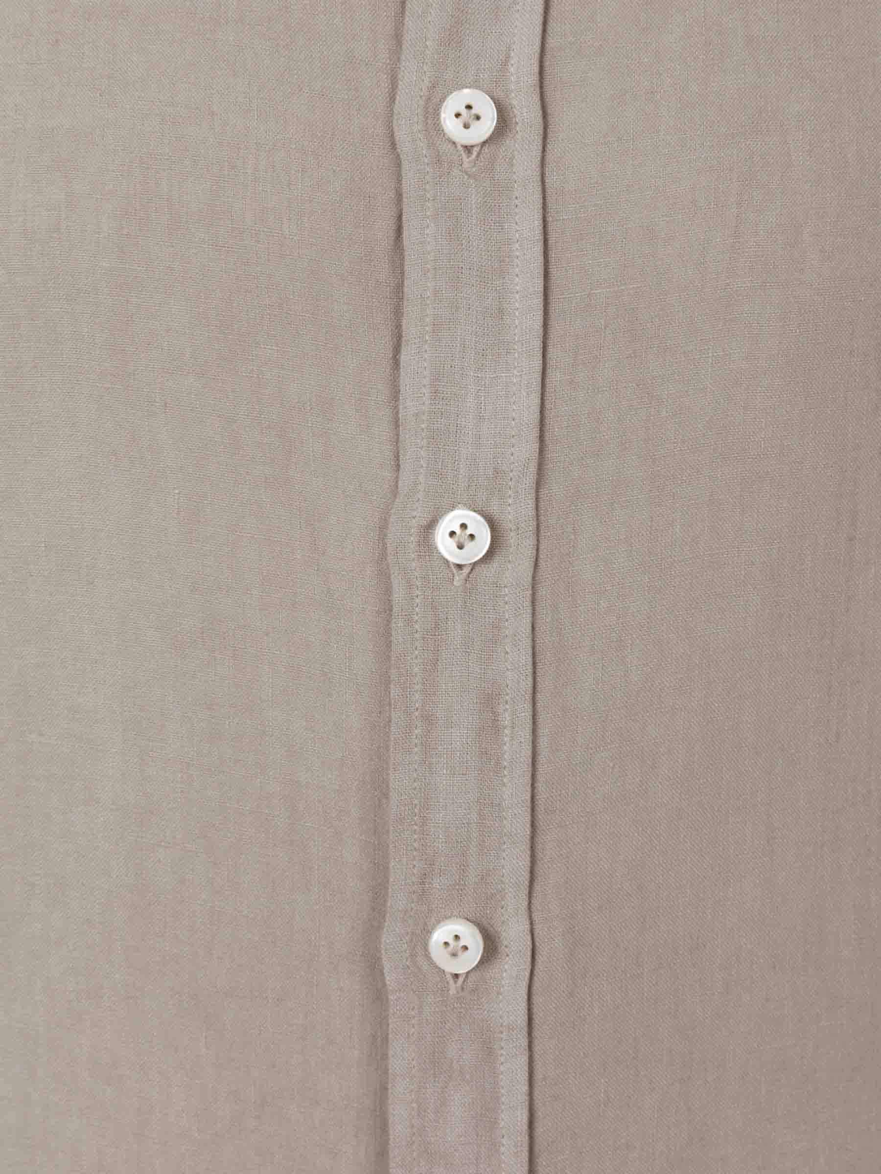 Santa Eulalia Hombre Barcelona Camisa Mao Lino color Taupe sku 531-006434 02 - Foto 3