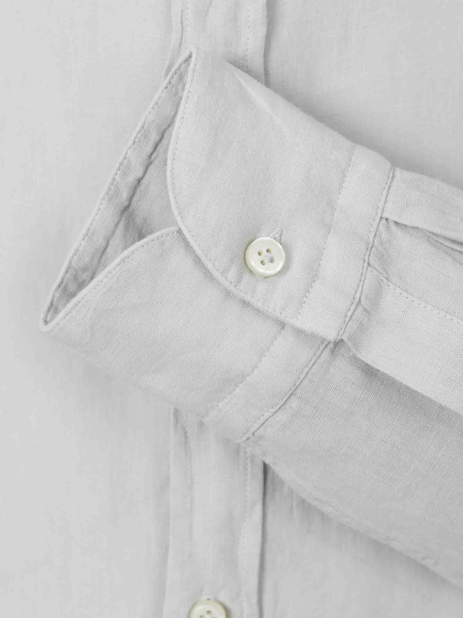 Santa Eulalia Hombre Barcelona Camisa Mao Lino color Gris Claro sku 531-006434 03 - Foto 4