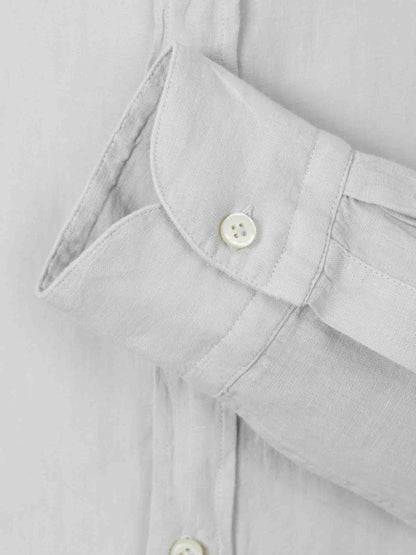 Santa Eulalia Hombre Barcelona Camisa Mao Lino color Gris Claro sku 531-006434 03 - Foto 4