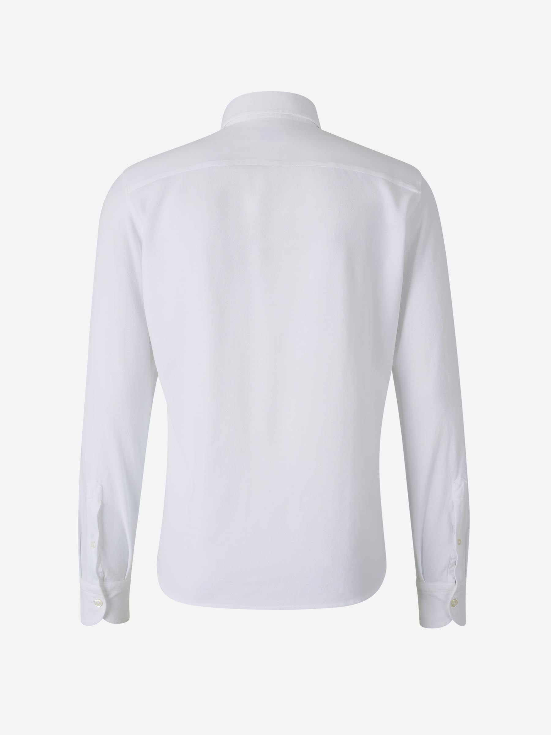 Outlet online Santa Eulalia Hombre Camisa Lisa Algodón color Blanco sku 531-006435 03 - Foto 2