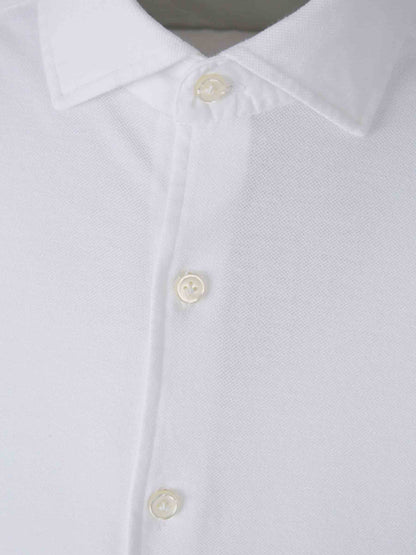 Outlet online Santa Eulalia Hombre Camisa Lisa Algodón color Blanco sku 531-006435 03 - Foto 3
