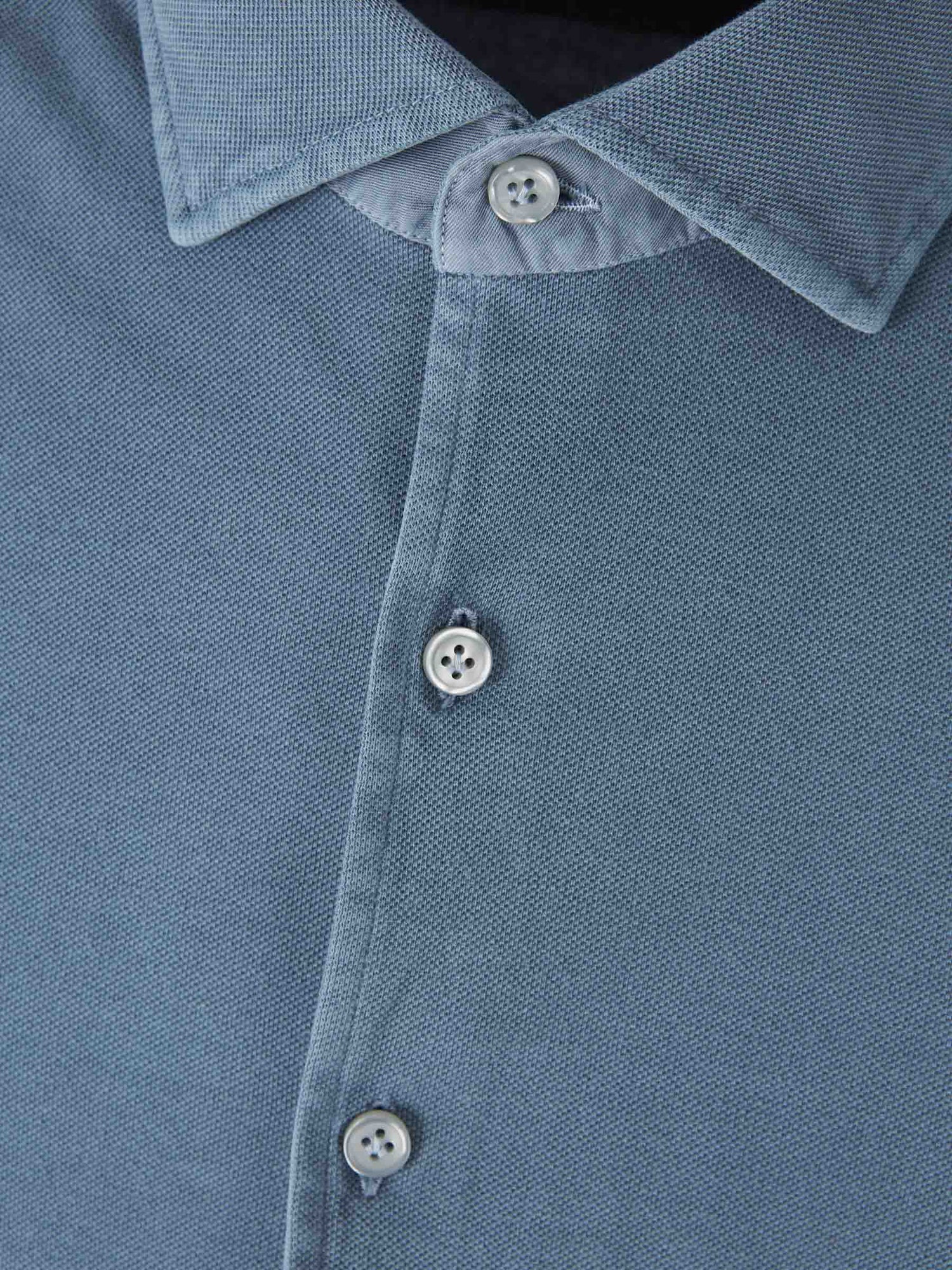 Santa Eulalia Hombre Barcelona Camisa Lisa Algodón color Azul sku 531-006435 04 - Foto 3