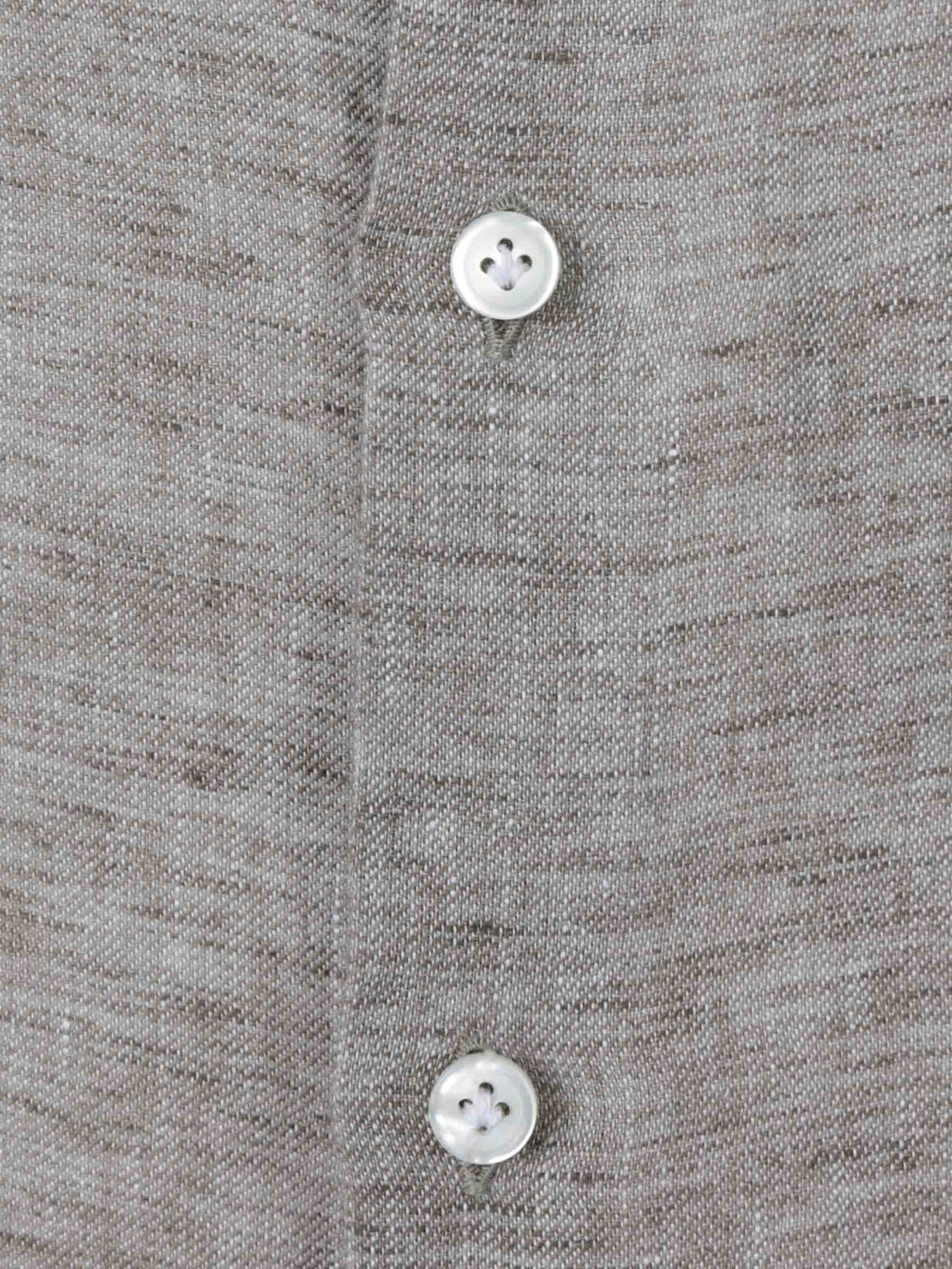 Santa Eulalia Hombre Barcelona Camisa Jaspeada Lino color Camel sku 531-006436 01 - Foto 3