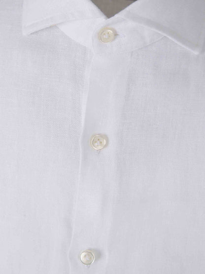 Santa Eulalia Hombre Barcelona Camisa Jaspeada Lino color Blanco sku 531-006436 02 - Foto 3