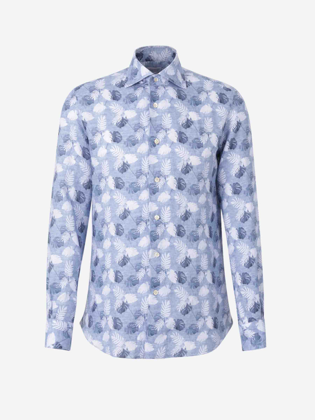 Santa Eulalia Hombre Barcelona Camisa Estampado Lino color Azul sku 531-006438 01 - Foto 1