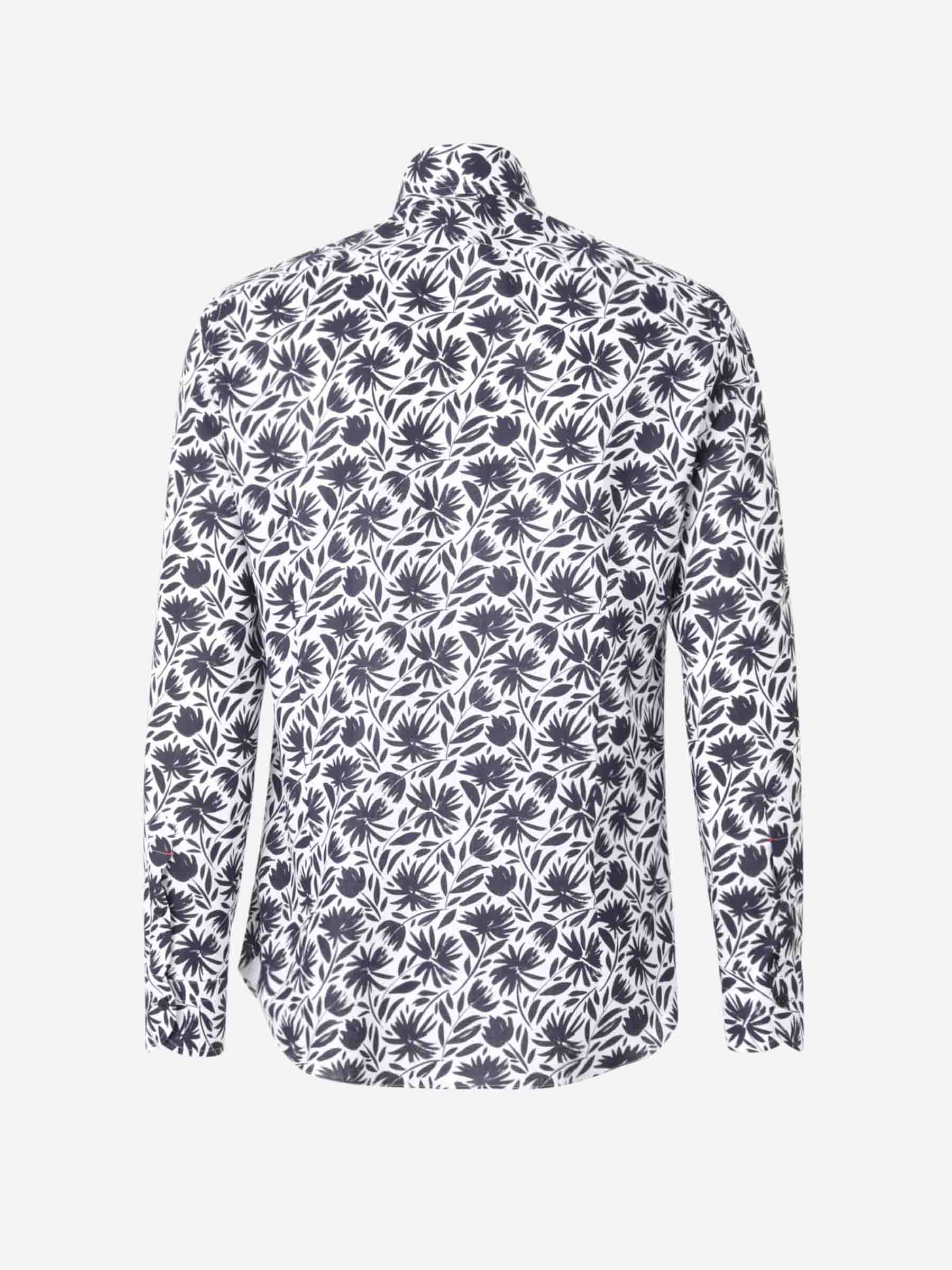 Outlet online Santa Eulalia Hombre Camisa Floral Lino color Azul Marino sku 531-006439 01 - Foto 2