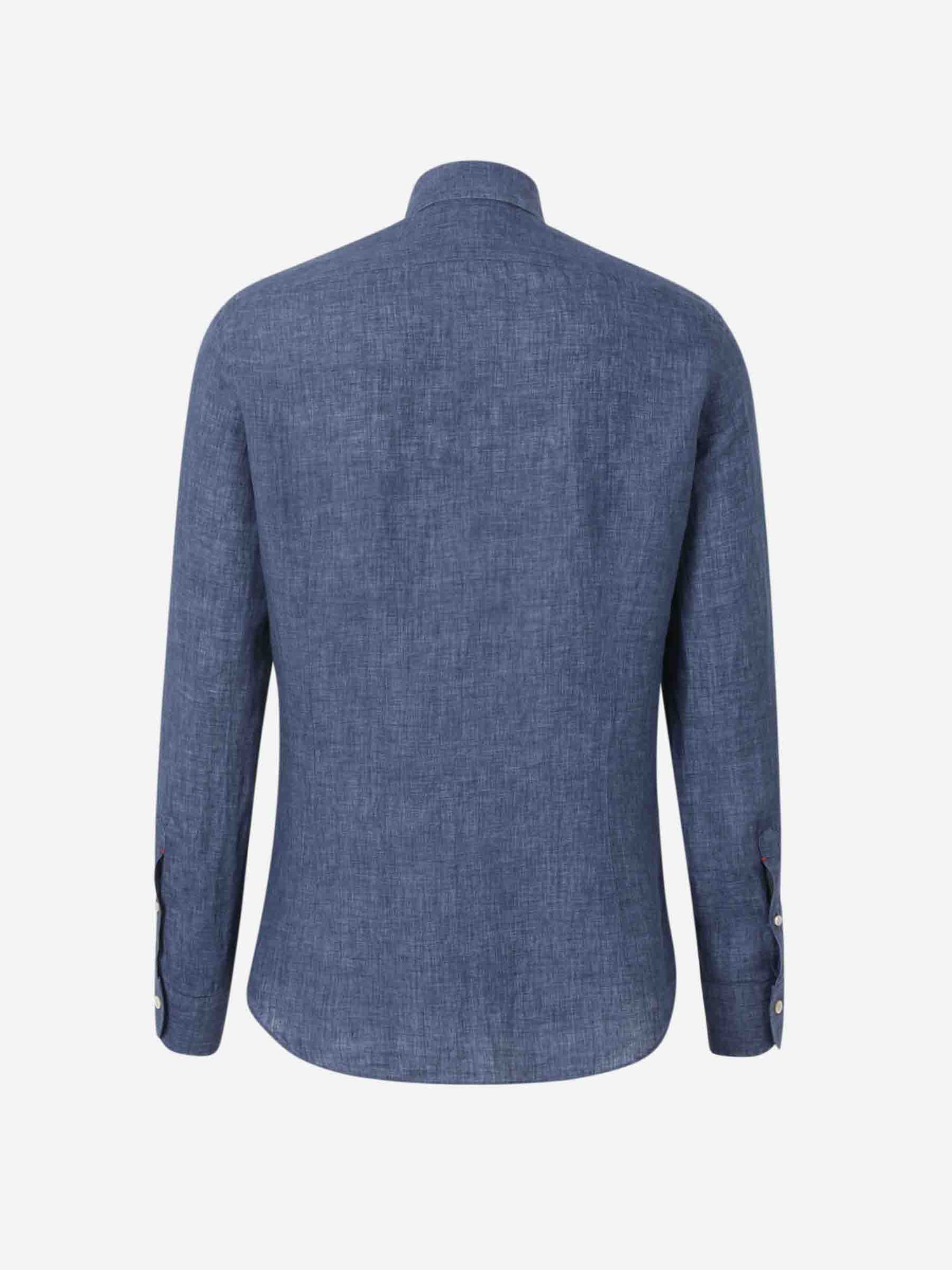 Santa Eulalia Hombre Barcelona Camisa Lisa Lino color Azul Marino sku 531-006442 02 - Foto 2
