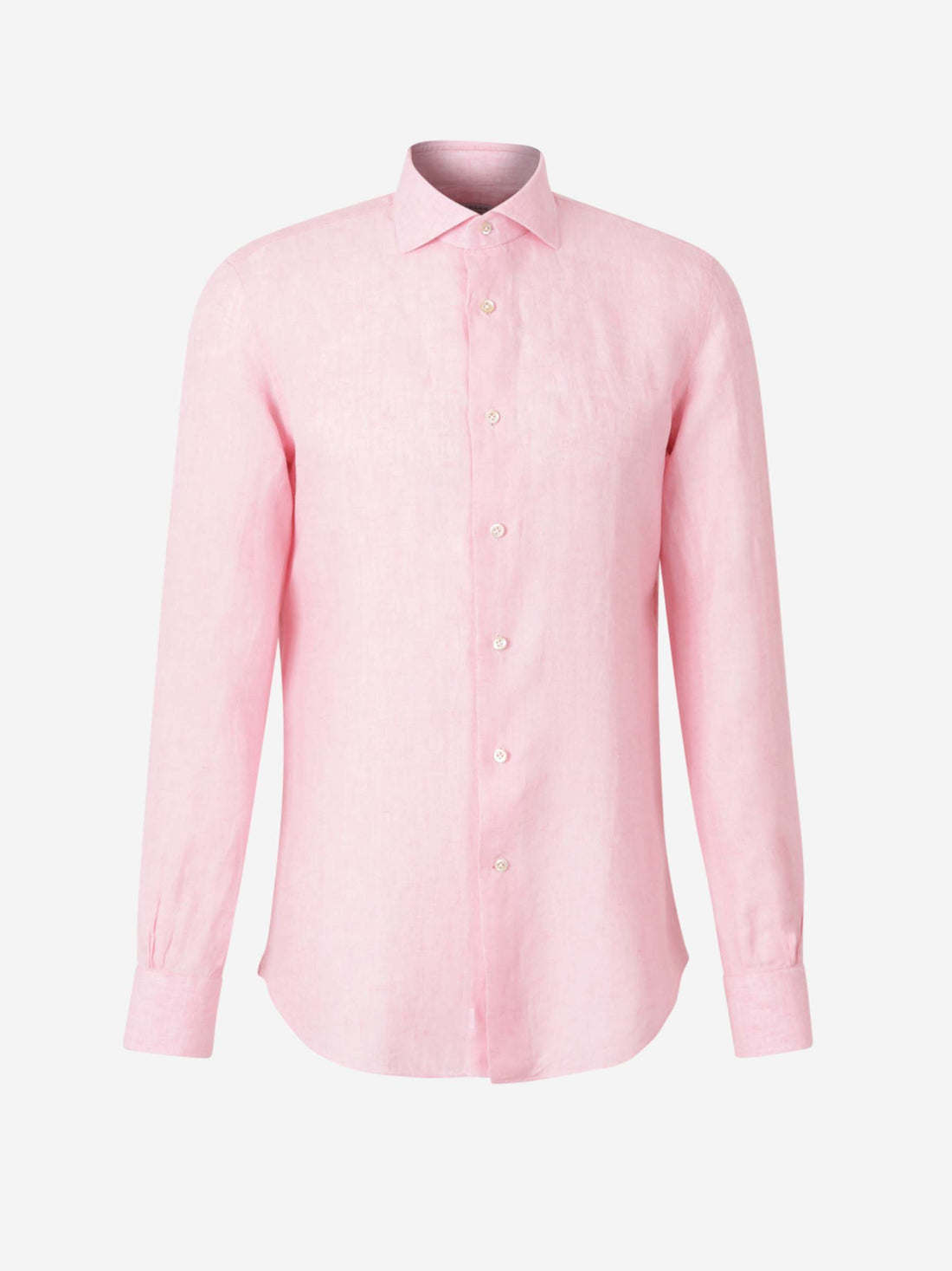 Santa Eulalia Hombre Barcelona Camisa Lisa Lino color Rosa Palo sku 531-006442 04 - Foto 1