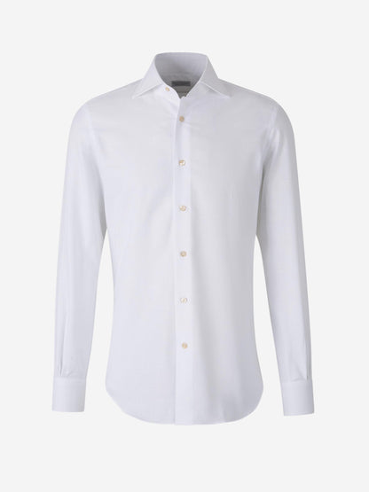 Santa Eulalia Hombre Barcelona Camisa Jaspeada Algodón color Blanco sku 531-006443 01 - Foto 1