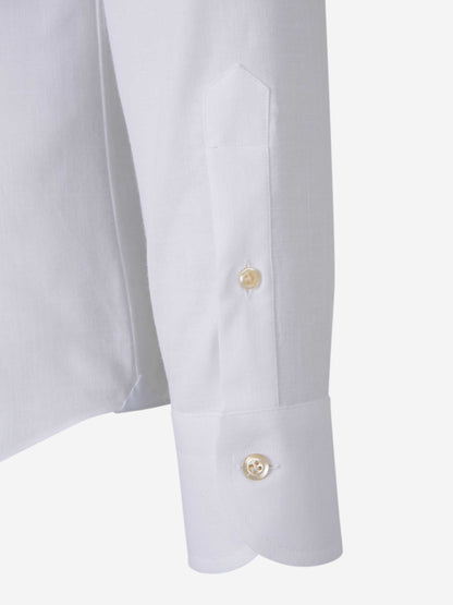 Santa Eulalia Hombre Barcelona Camisa Jaspeada Algodón color Blanco sku 531-006443 01 - Foto 4