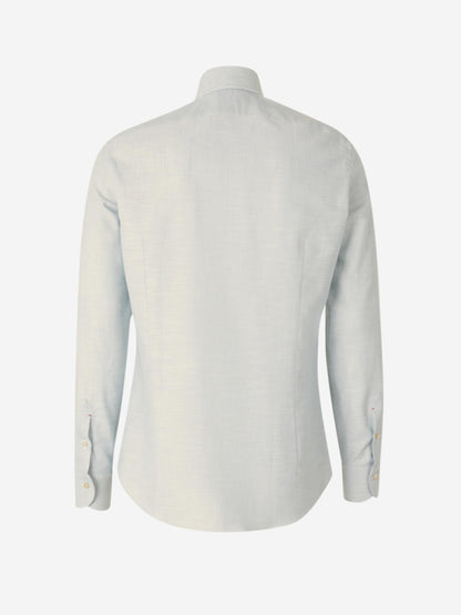 Santa Eulalia Hombre Barcelona Camisa Jaspeada Algodón color Azul Celeste sku 531-006443 02 - Foto 2