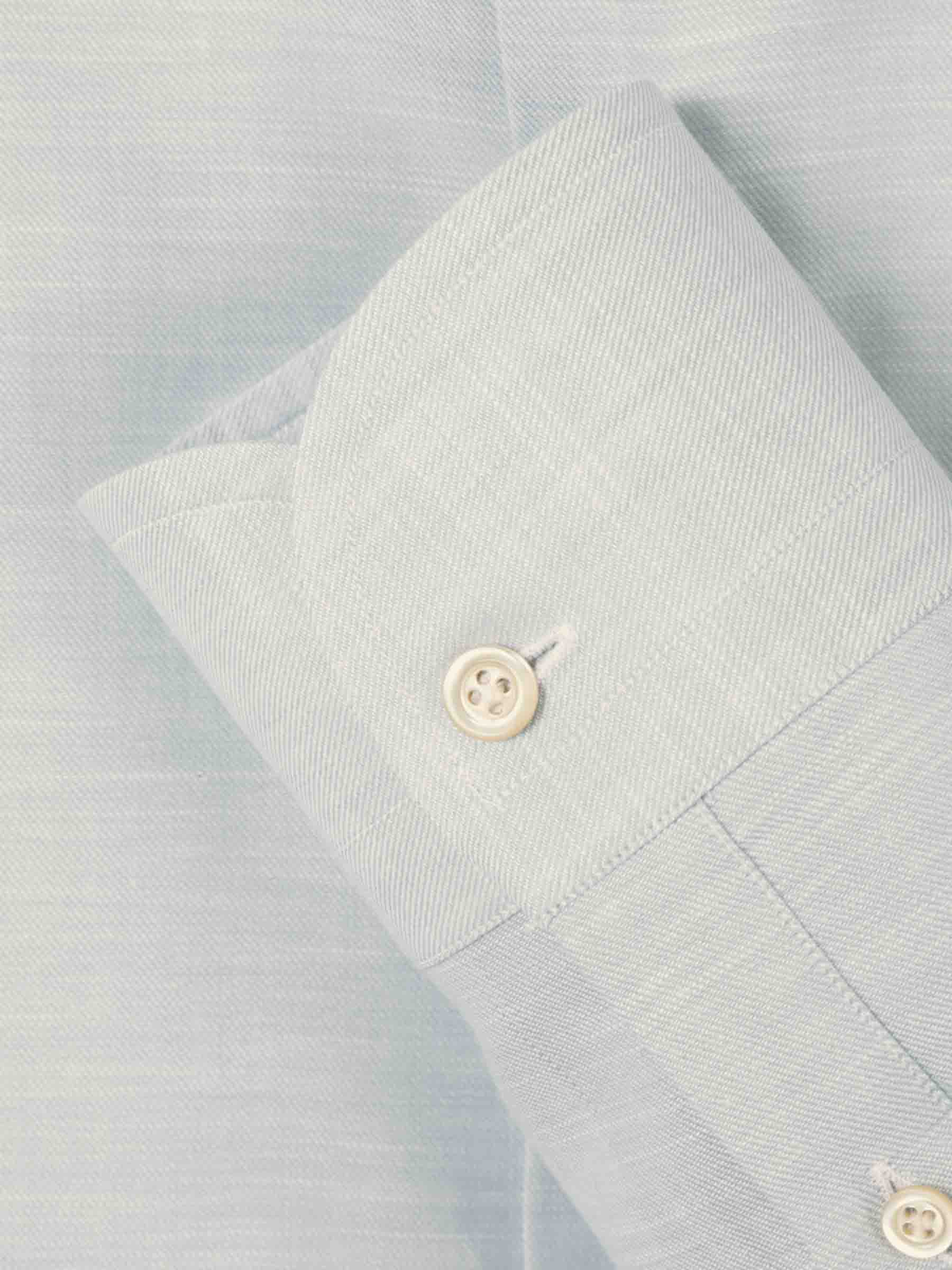 Santa Eulalia Hombre Barcelona Camisa Jaspeada Algodón color Azul Celeste sku 531-006443 02 - Foto 4
