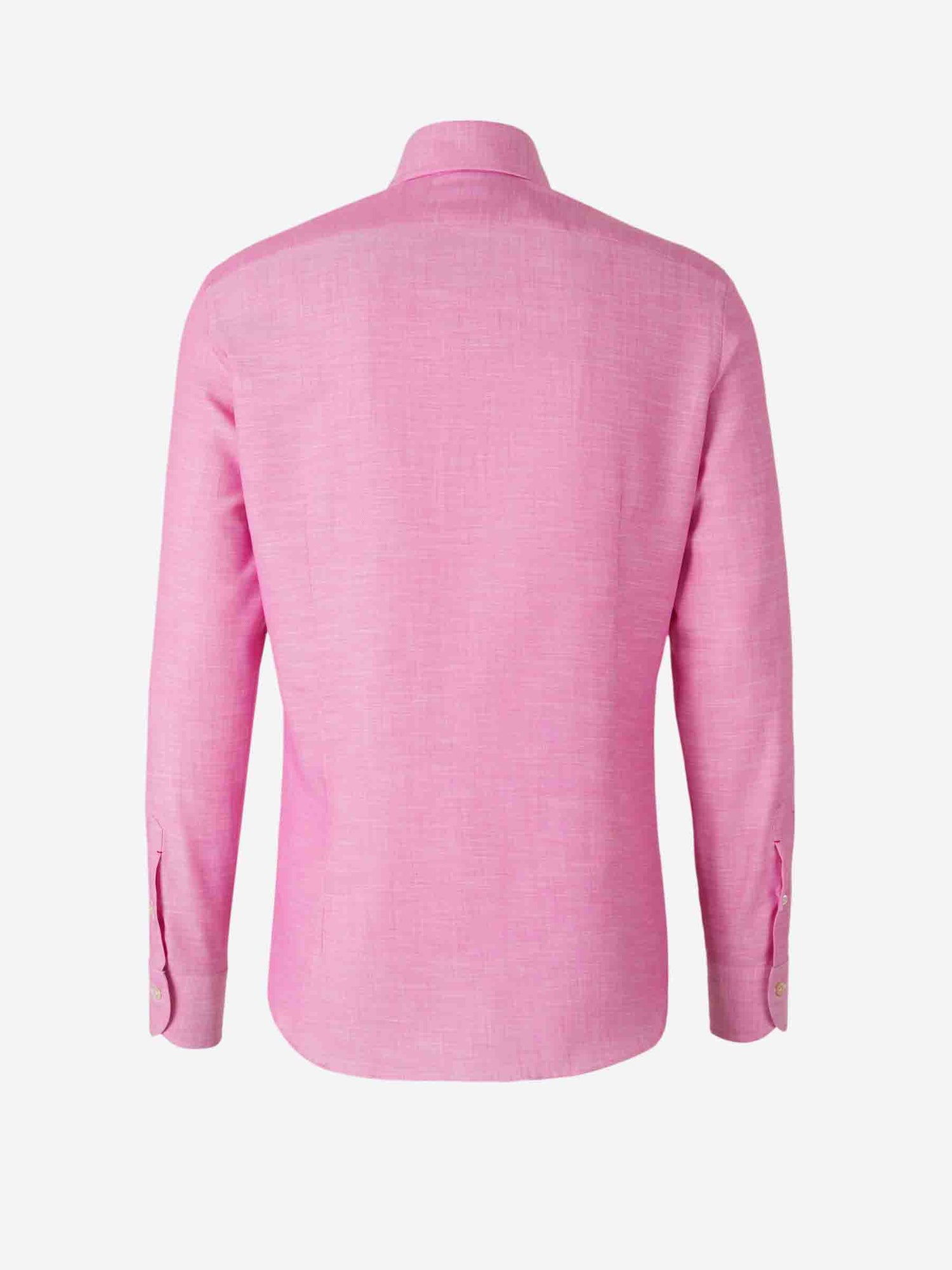 Outlet online Santa Eulalia Hombre Camisa Jaspeada Algodón color Rosa sku 531-006443 03 - Foto 2