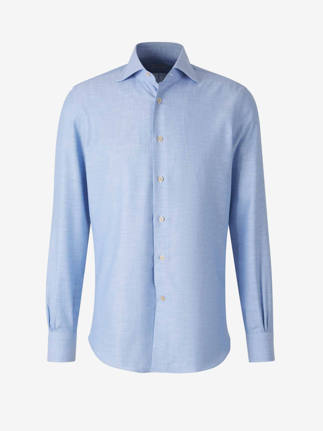 Santa Eulalia Hombre Barcelona Camisa Jaspeada Algodón color Azul sku 531-006443 04 - Foto 1
