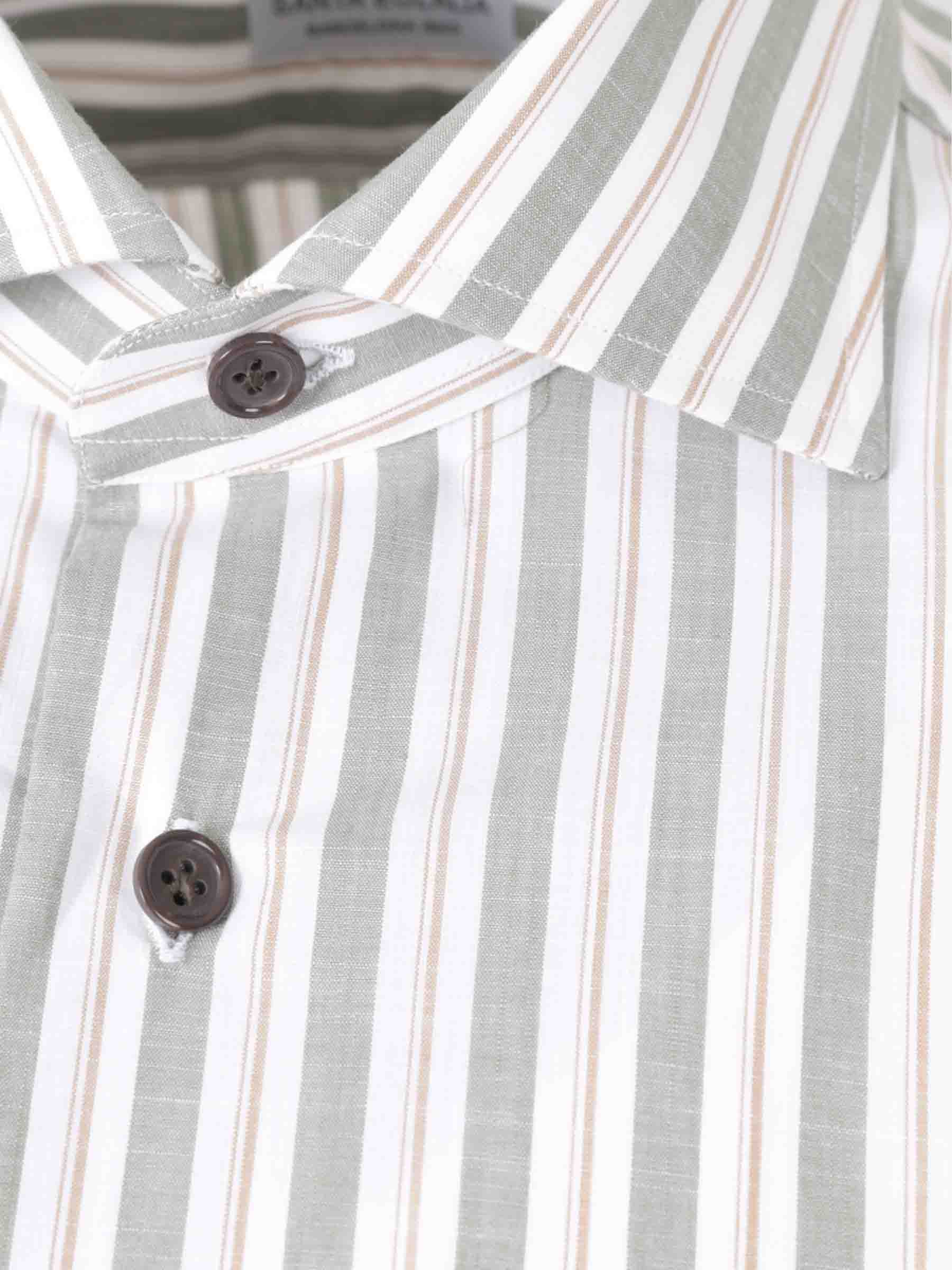 Santa Eulalia Hombre Barcelona Camisa Rayas Algodón color Verde sku 531-006444 01 - Foto 3