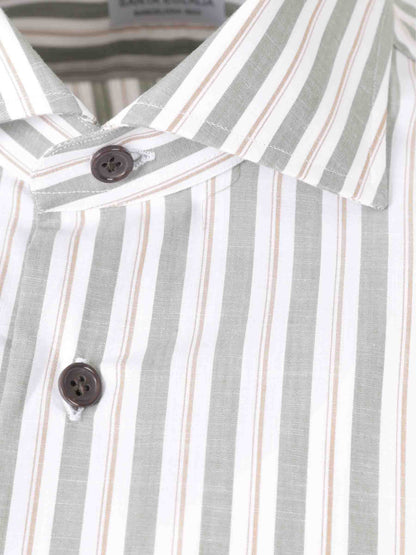 Santa Eulalia Hombre Barcelona Camisa Rayas Algodón color Verde sku 531-006444 01 - Foto 3