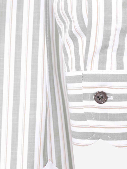 Santa Eulalia Hombre Barcelona Camisa Rayas Algodón color Verde sku 531-006444 01 - Foto 4