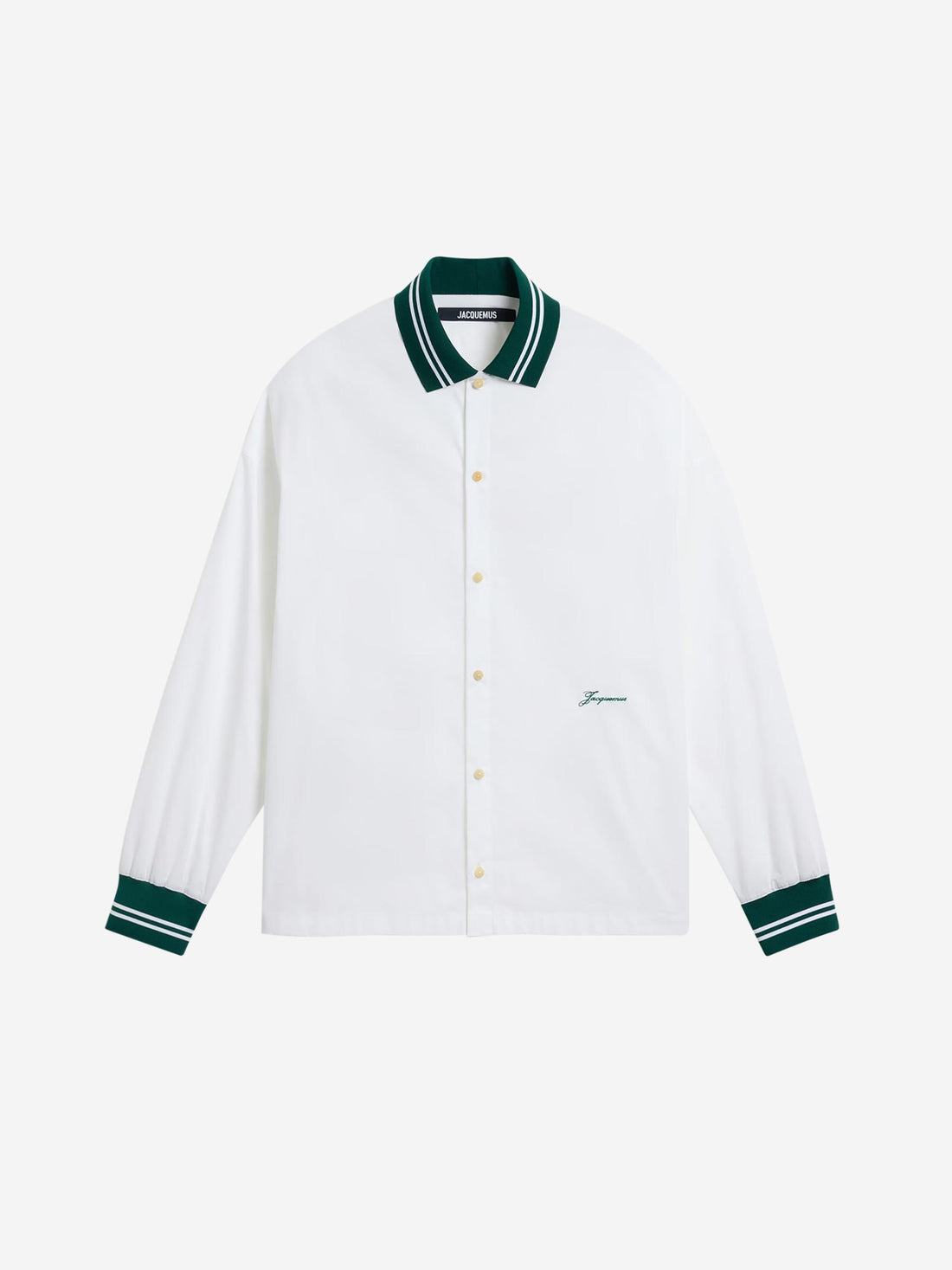 Jacquemus Hombre Barcelona Camisa Baseball Algodón color Blanco sku 531-006453 01 - Foto 1