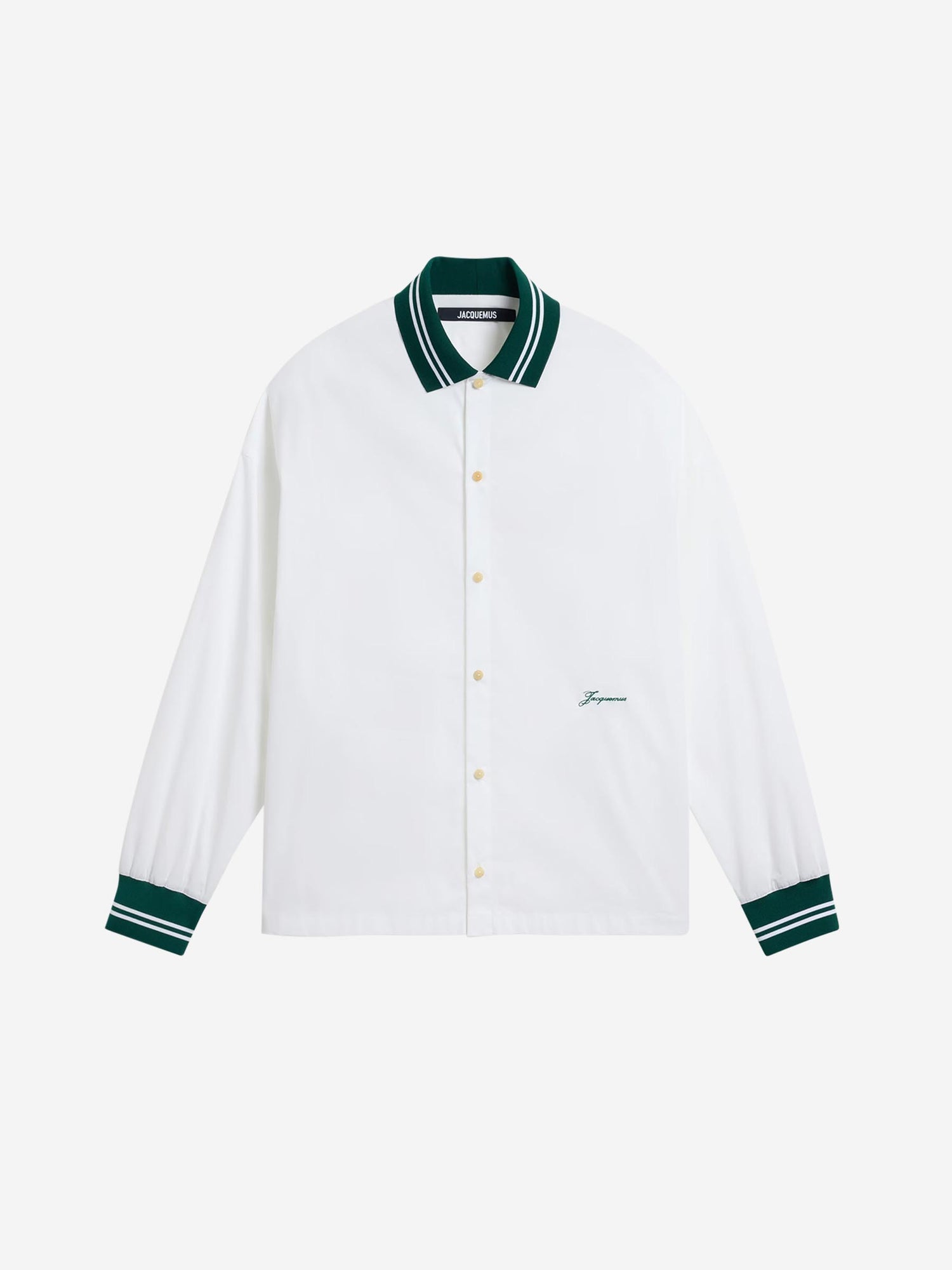Jacquemus Hombre Barcelona Camisa Baseball Algodón color Blanco sku 531-006453 01 - Foto 1