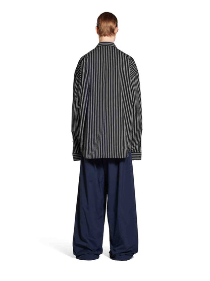 Outlet online Balenciaga Hombre Camisa Flatground Rayas color Negro sku 531-006454 01 - Foto 3