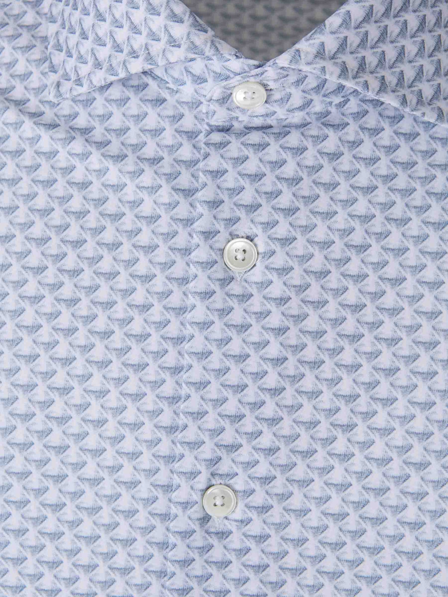 Traiano Milano Hombre Barcelona Camisa Estampado Rossini color Azul sku 531-006456 02 - Foto 3