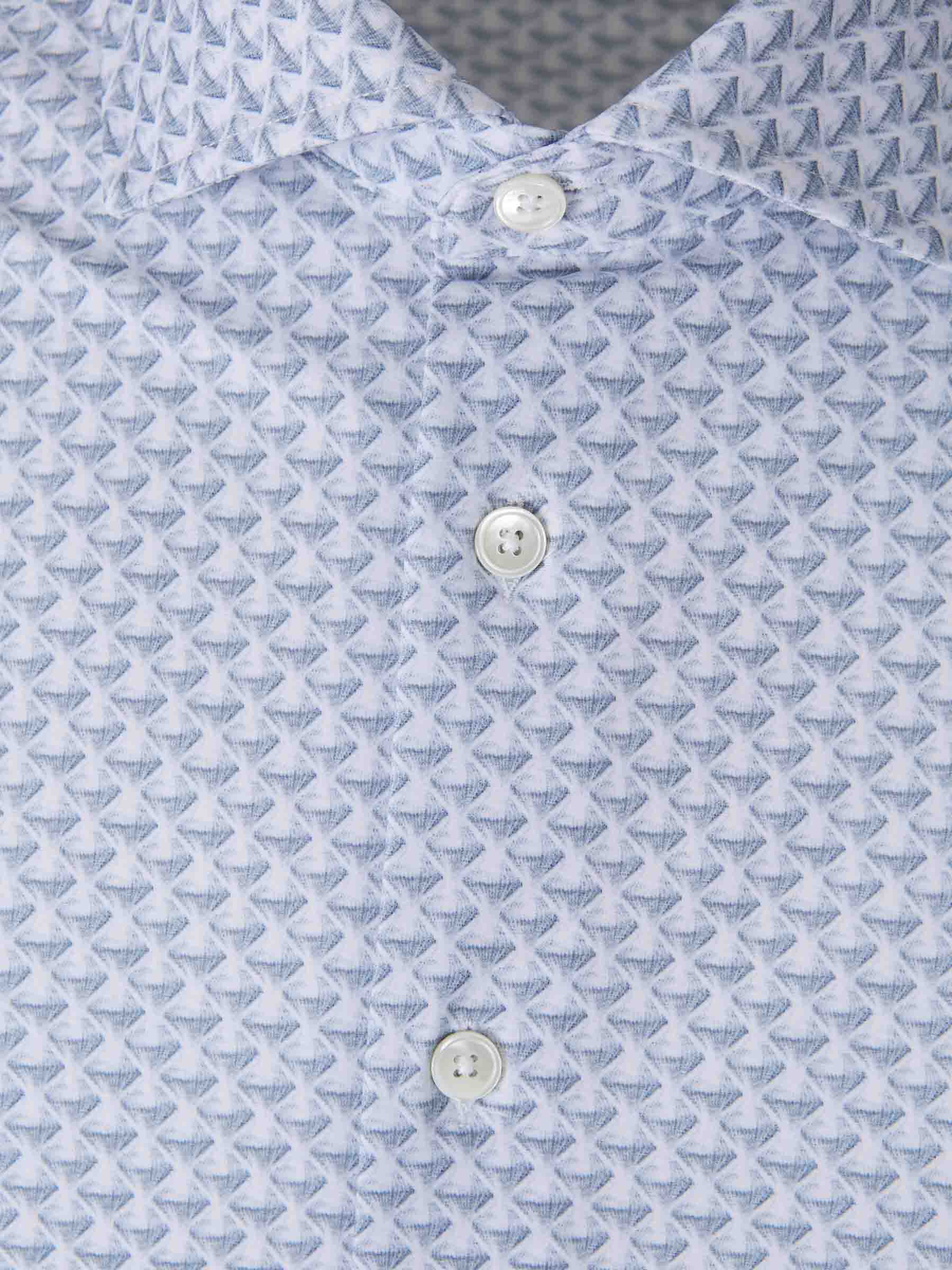 Traiano Milano Hombre Barcelona Camisa Estampado Rossini color Azul sku 531-006456 02 - Foto 3