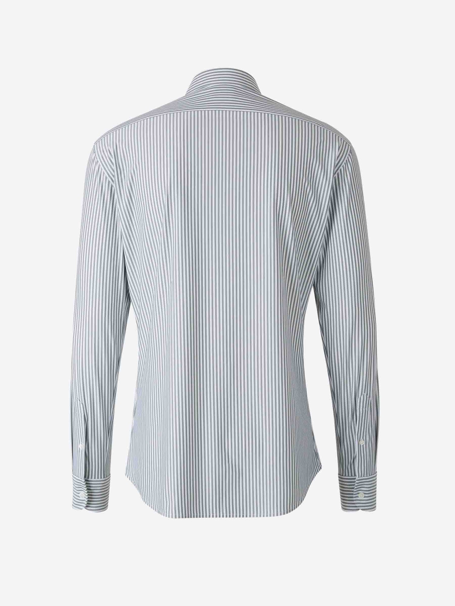Outlet online Traiano Milano Hombre Camisa Motivo Rayas color Verde sku 531-006457 01 - Foto 2
