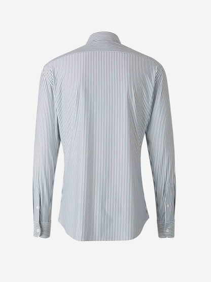 Outlet online Traiano Milano Hombre Camisa Motivo Rayas color Verde sku 531-006457 01 - Foto 2