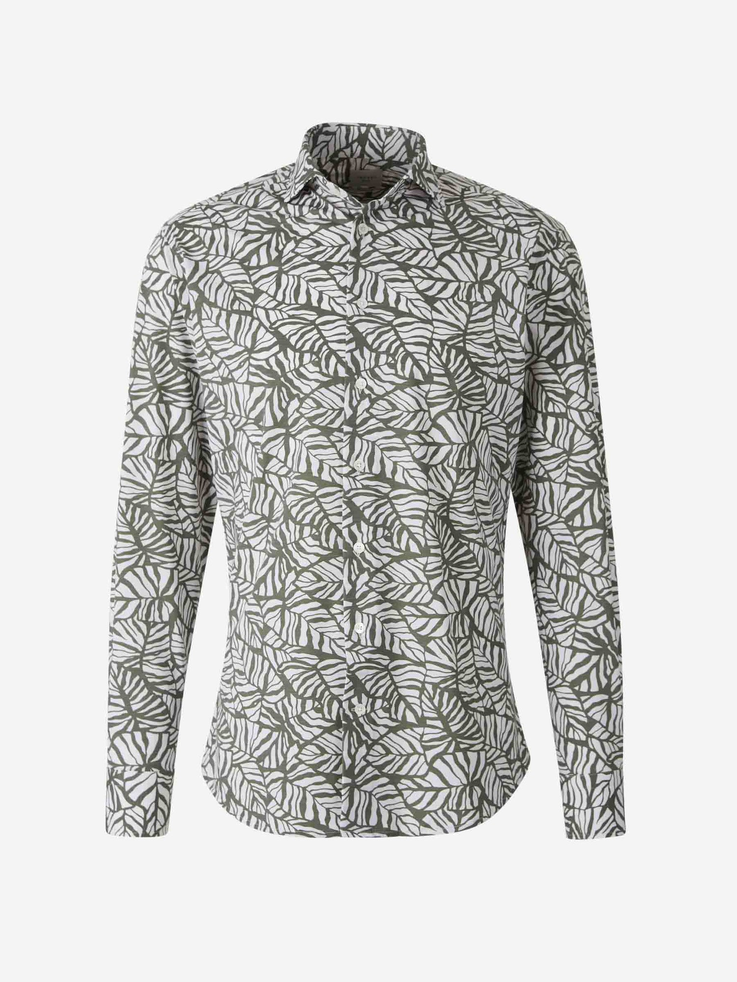 Traiano Milano Hombre Barcelona Camisa Motivo Floral color Verde sku 531-006458 01 - Foto 1