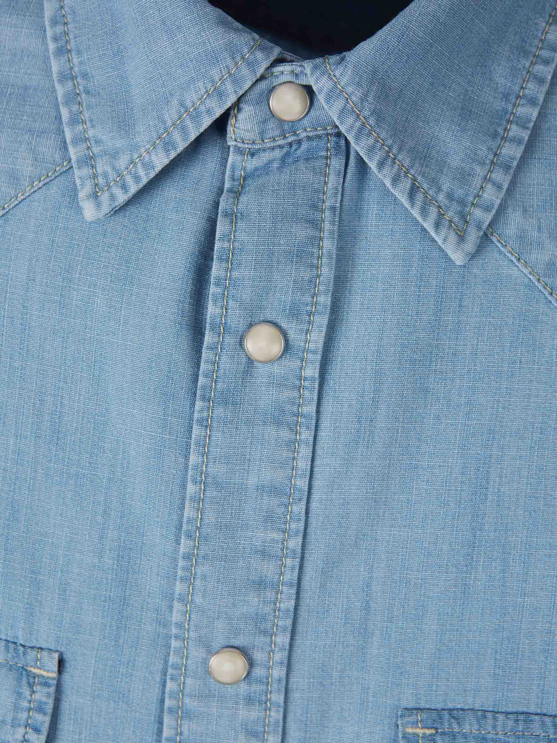 Jacob Cohën Hombre Barcelona Camisa Bolsillos Denim color Azul sku 531-006460 01 - Foto 3