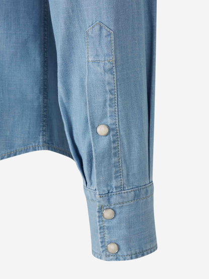 Jacob Cohën Hombre Barcelona Camisa Bolsillos Denim color Azul sku 531-006460 01 - Foto 5