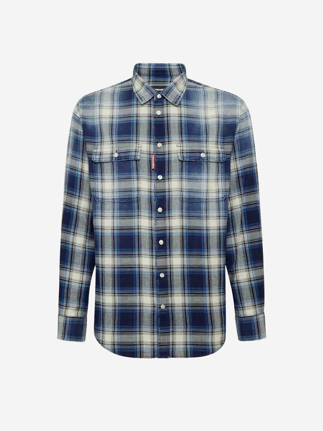 Dsquared2 Hombre Barcelona Camisa Cuadros Washed color Azul sku 531-006466 01 - Foto 1