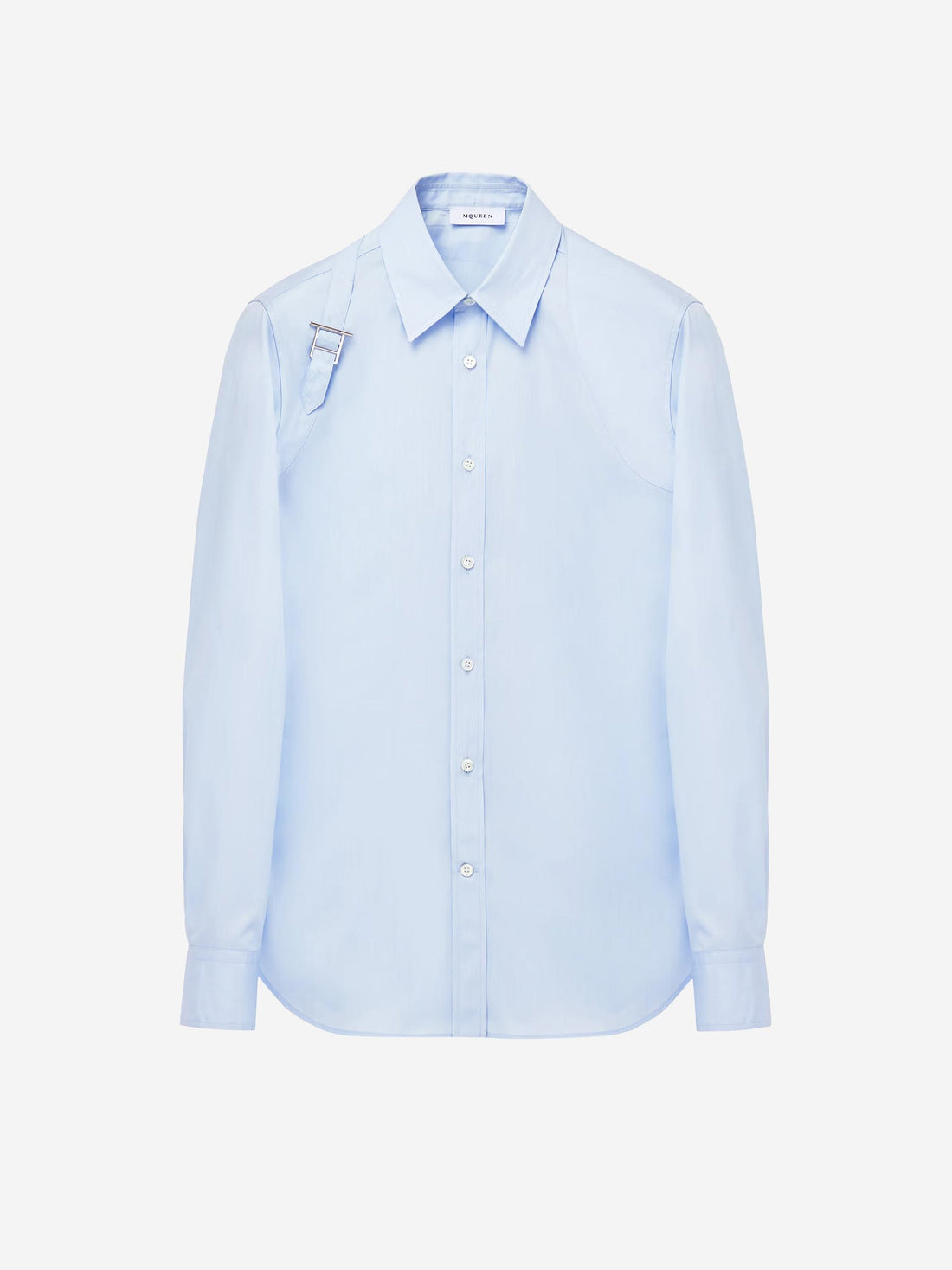 Alexander McQueen Hombre Barcelona Camisa Arnés Algodón color Azul Celeste sku 531-006477 01 - Foto 1