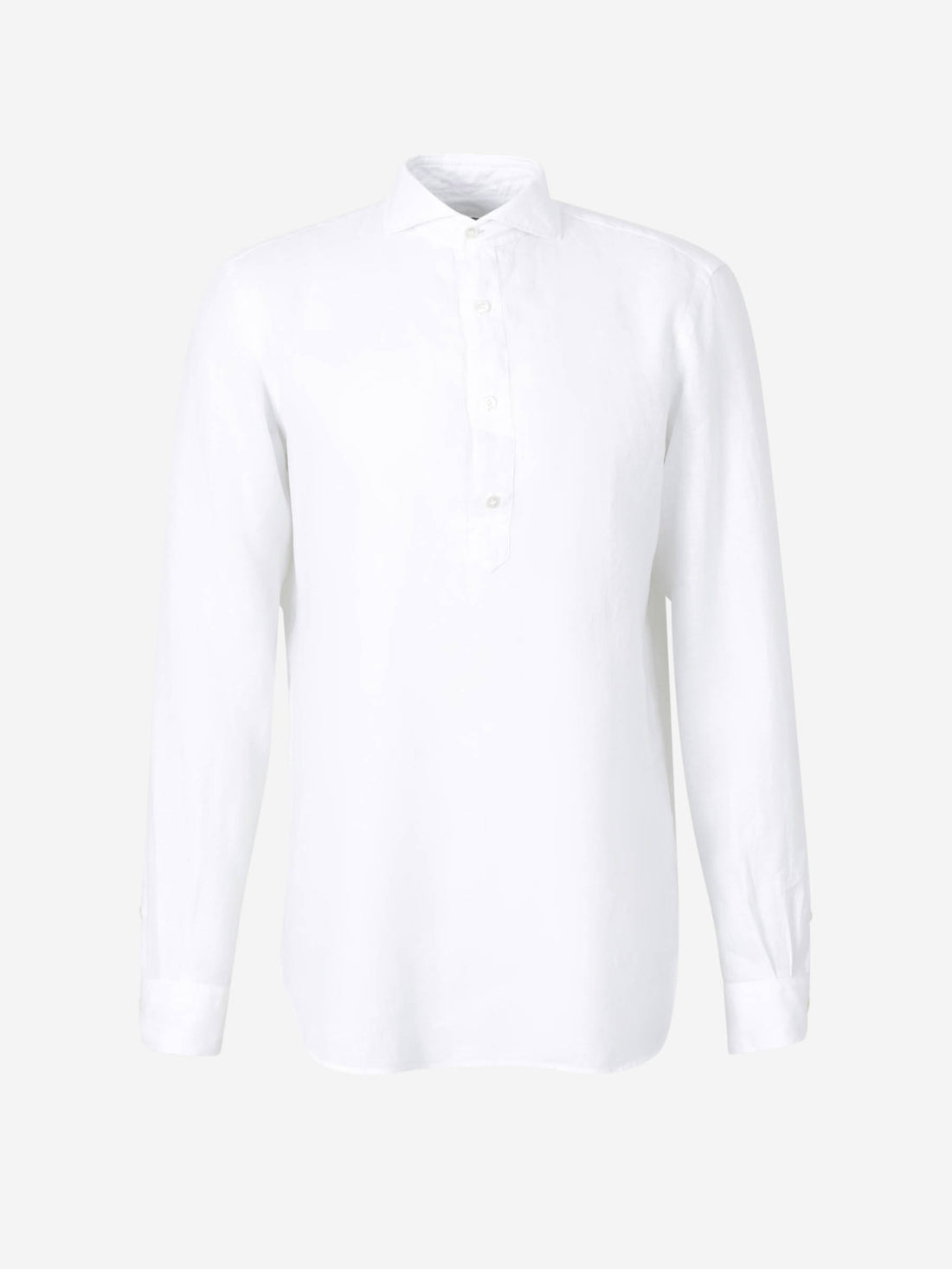Vincenzo di Ruggiero Hombre Barcelona Camisa Lino Lisa color Blanco sku 531-006483 02 - Foto 1