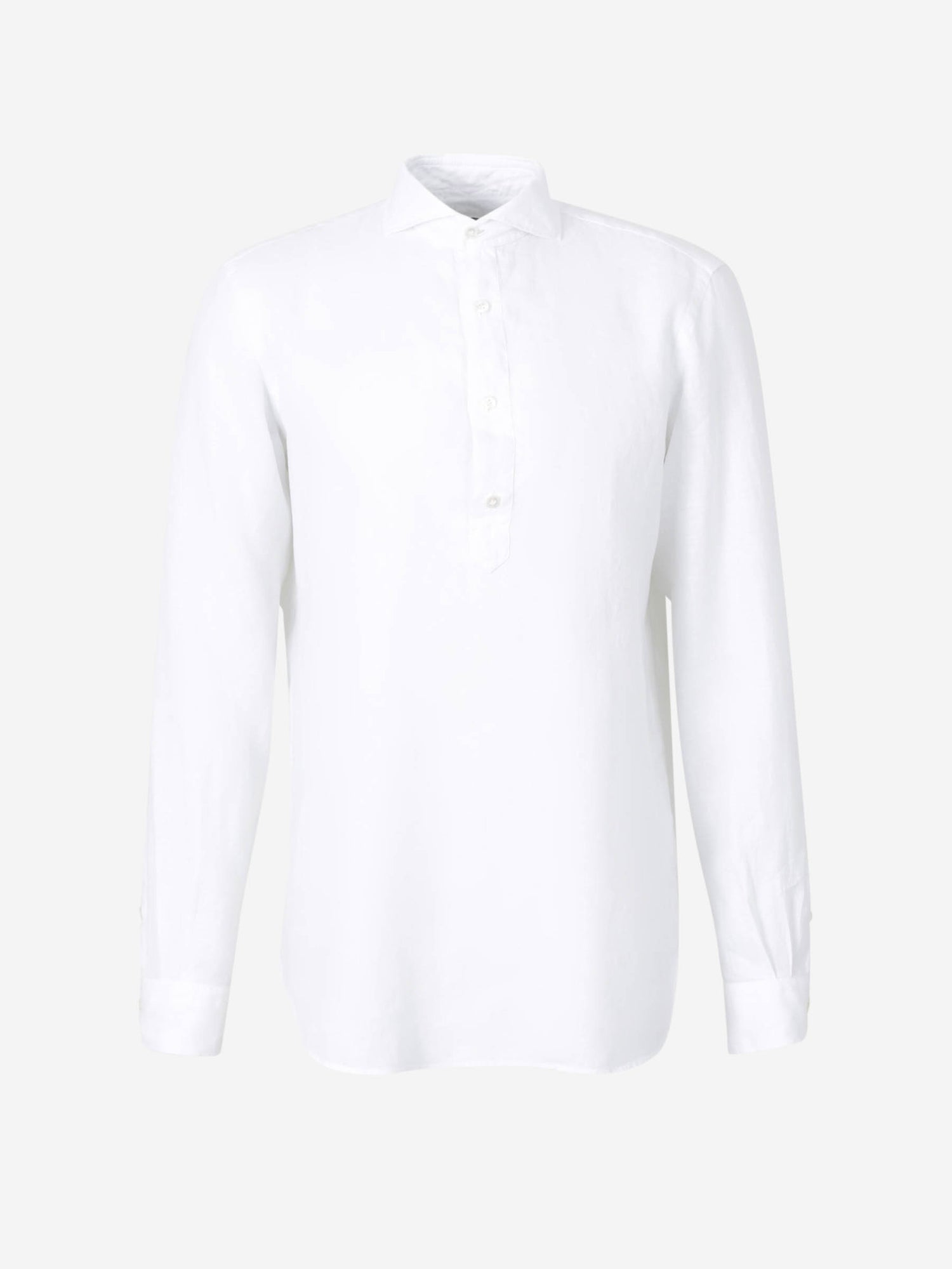 Vincenzo di Ruggiero Hombre Barcelona Camisa Lino Lisa color Blanco sku 531-006483 02 - Foto 1